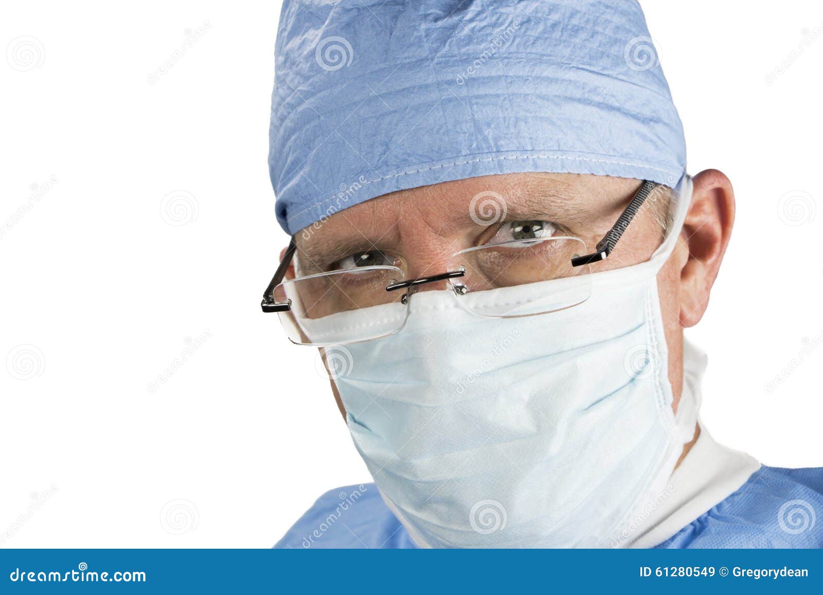 Surgeon with Glasses stock image. Image of specialist 61280549