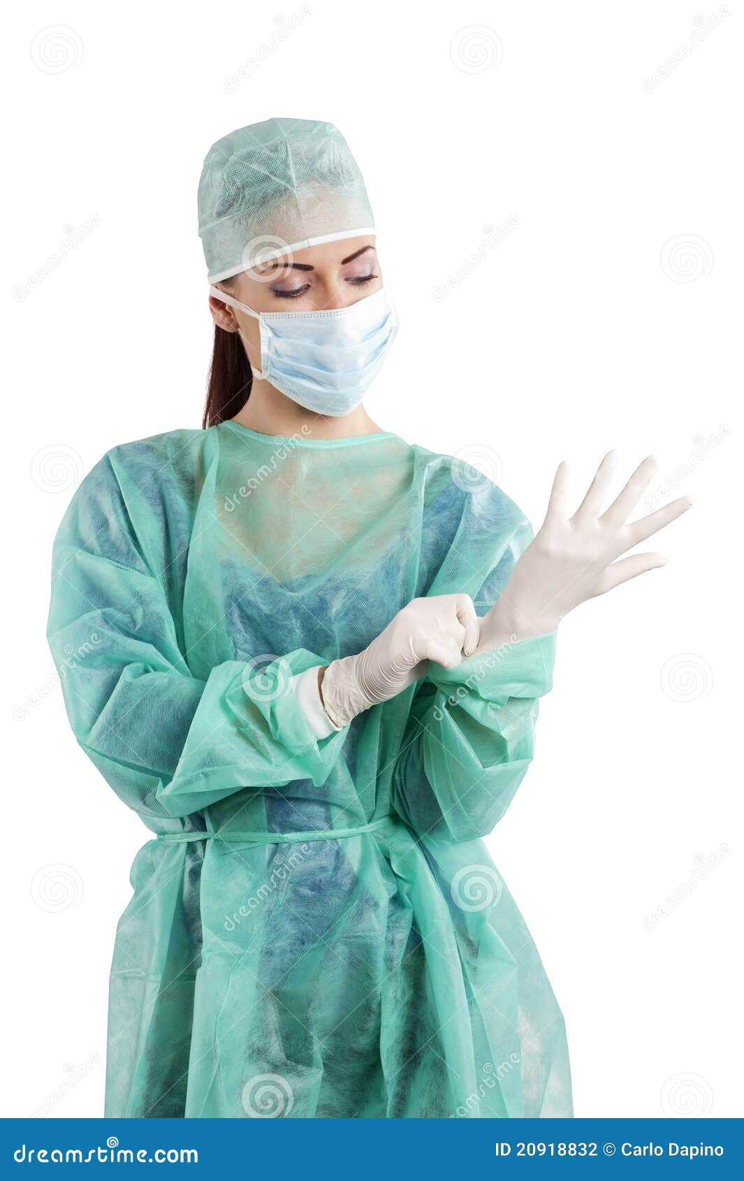 Surgery assistant stock photo. Image of portrait, personnel 20918832