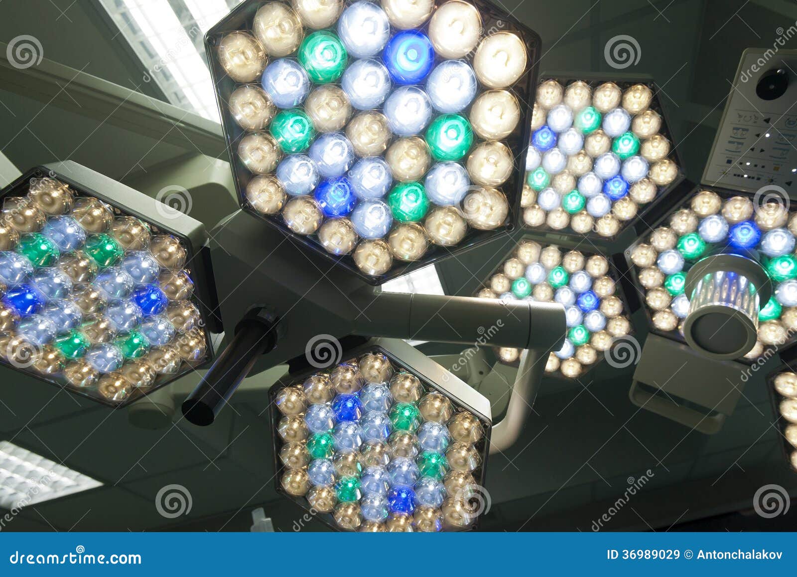 Surgery Lamp Hospital stock image. Image of light, hospital 36989029