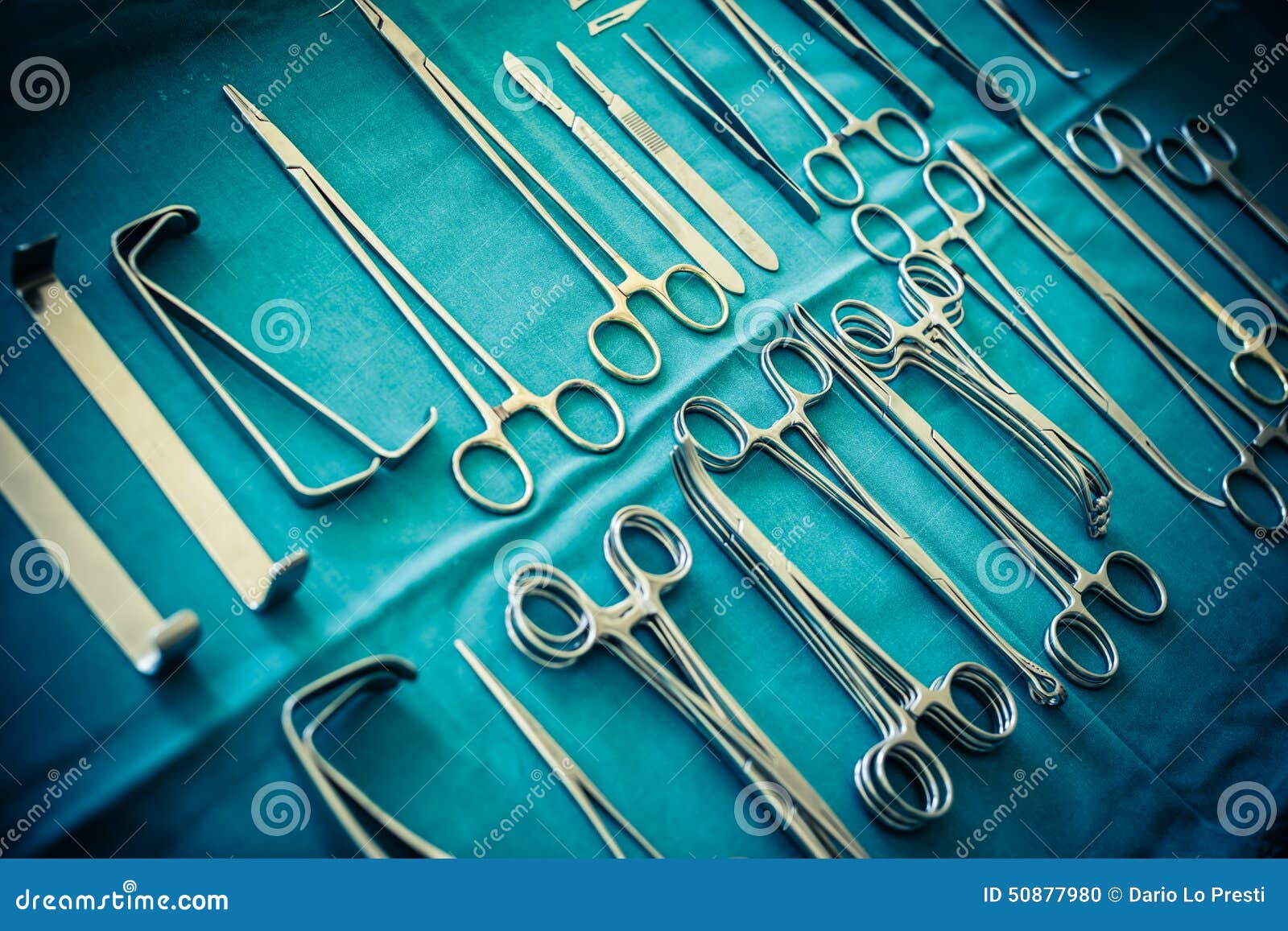 Surgical clamps collection stock photo. Image of nightmare 50877980
