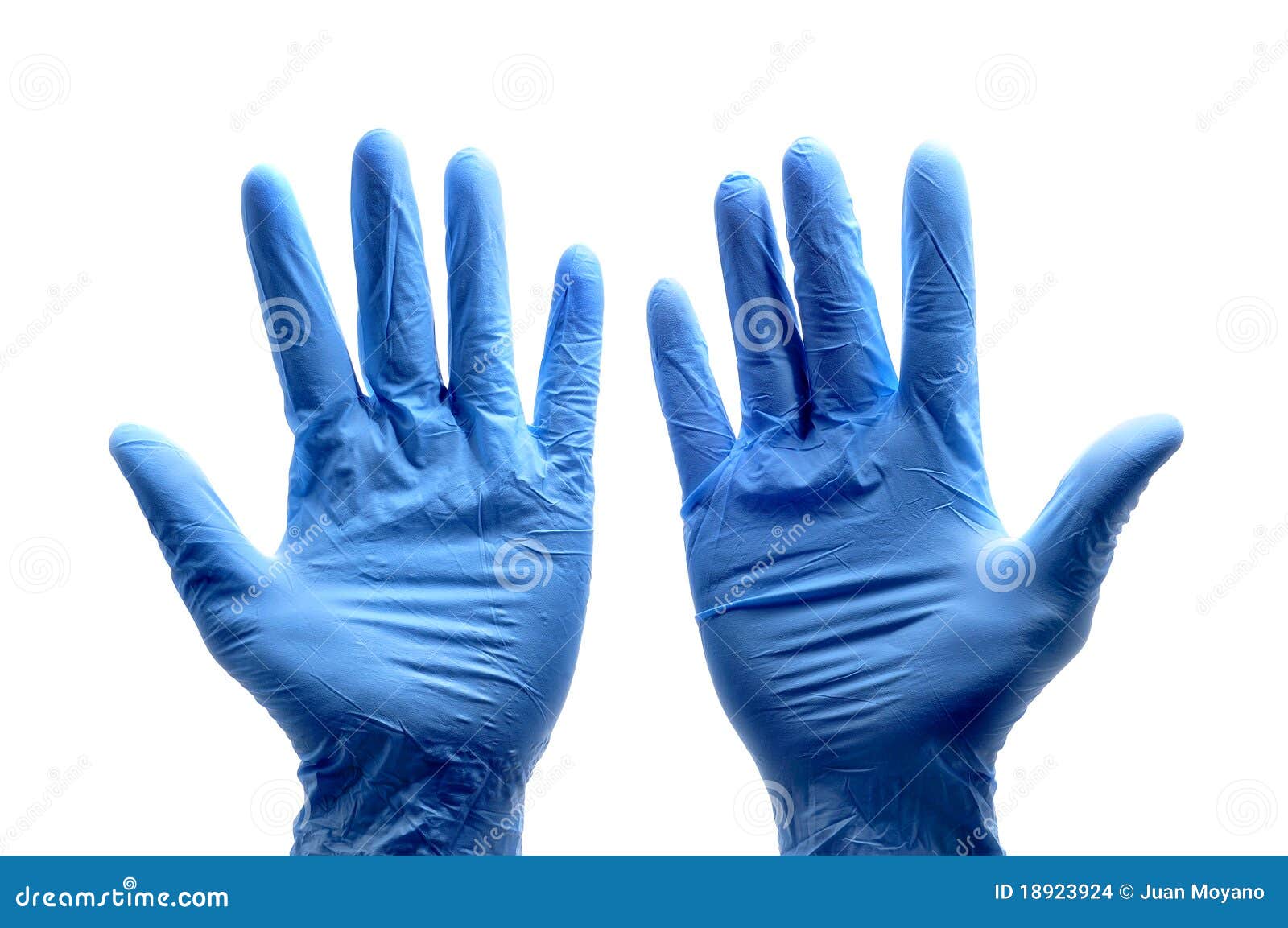 Surgical gloves stock photo. Image of isolated, blue 18923924