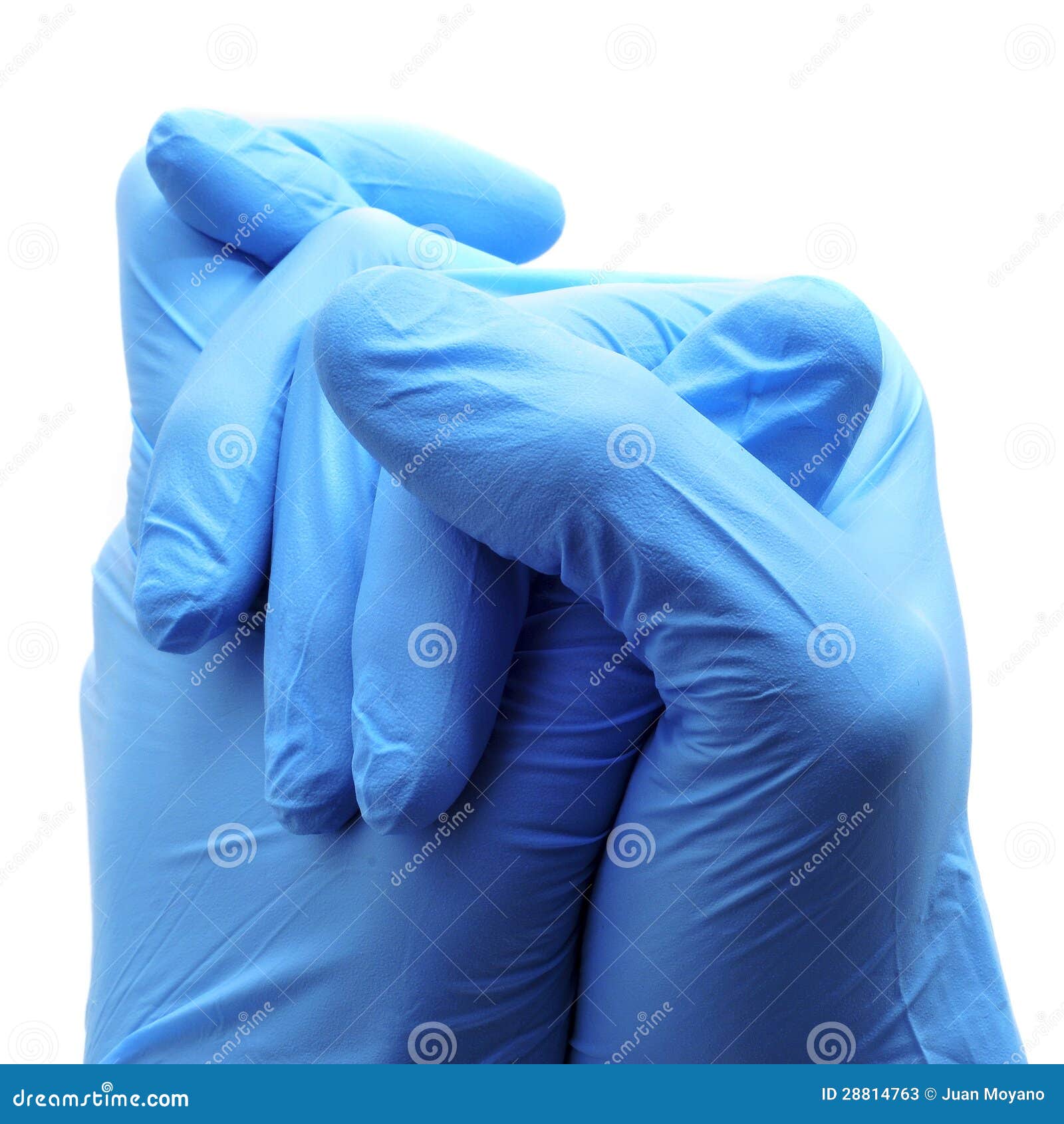 Surgical Gloves, Placing The Sample Into The Covid19 Antigen