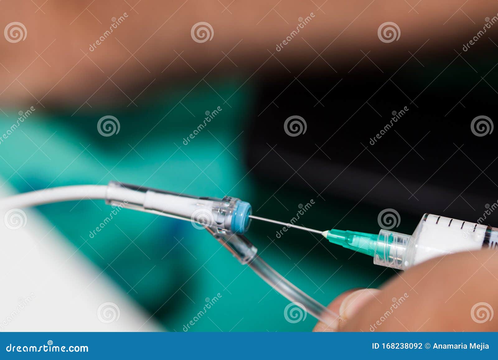 surgical team preparing their patient for surgery, anesthesiologist gives anesthesia to a patient