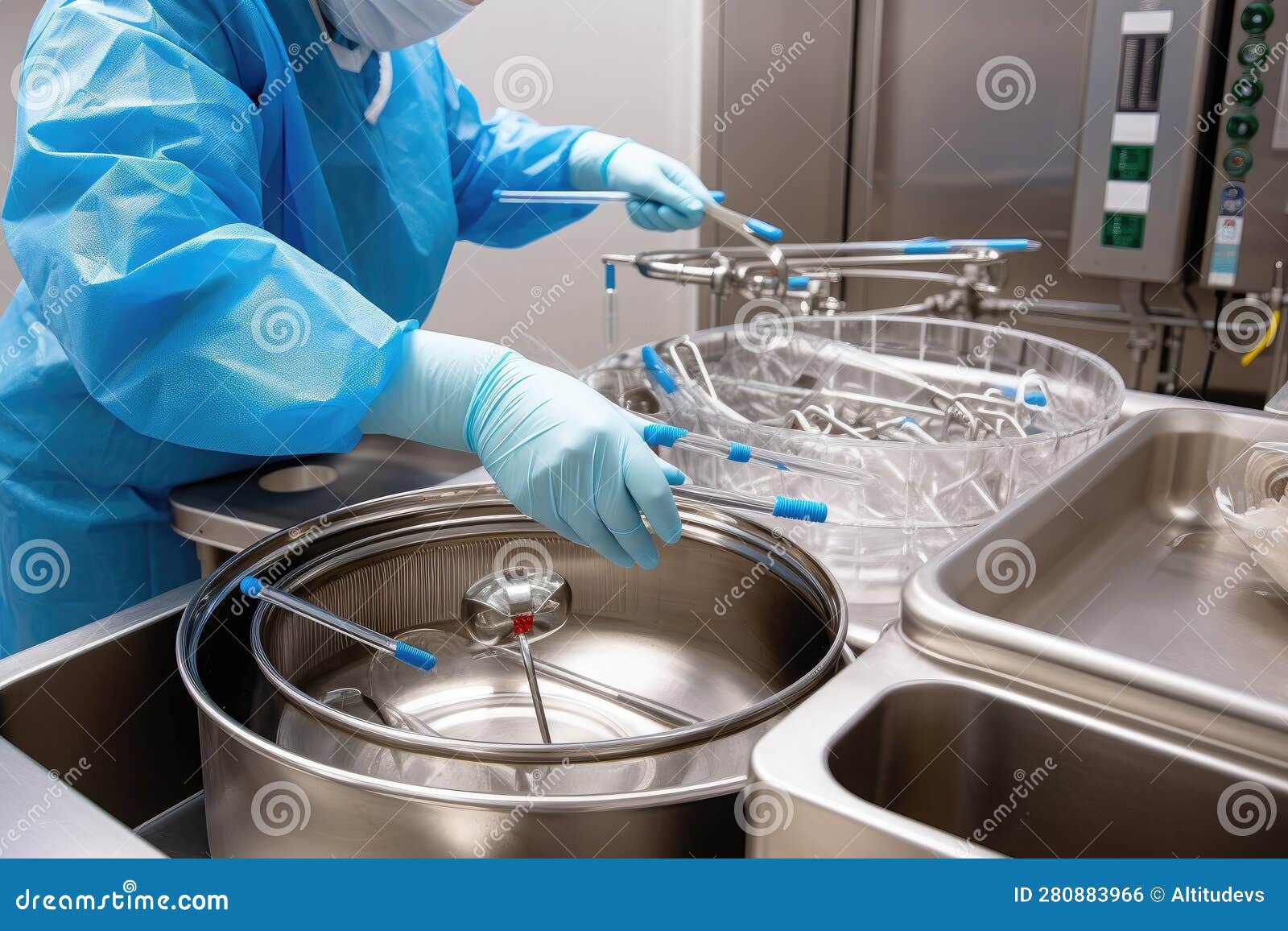 Surgical Sterilization Mastery. Created With Generative AI RoyaltyFree