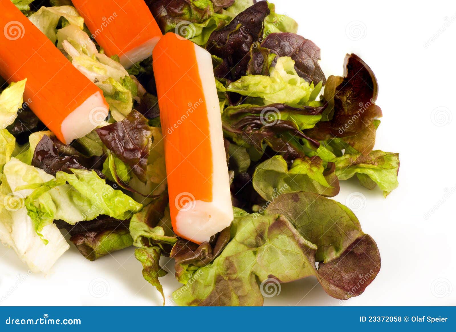 Surimi salad stock photo. Image of rosso, ingredient 23372058