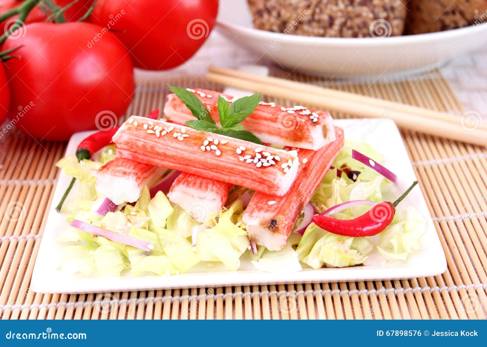 Surimi stock photo. Image of starter, vegetarian, buffet 67898576
