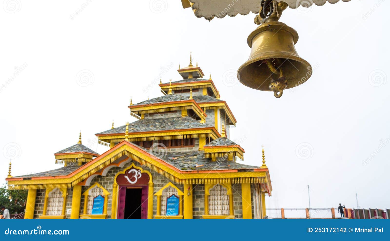 surkanda devi, a hindu temple near kanatal, uttarakhand, india