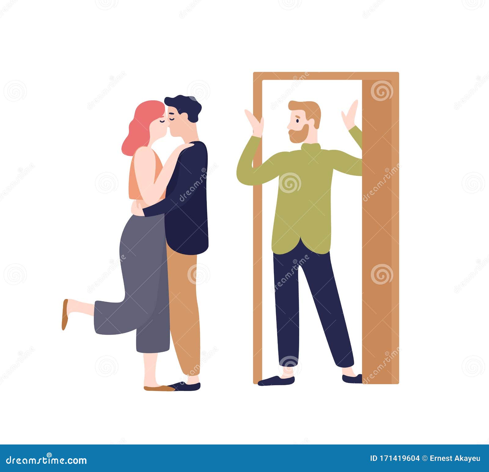 Adultery Ilustrações, Vetores E Clipart De Stock