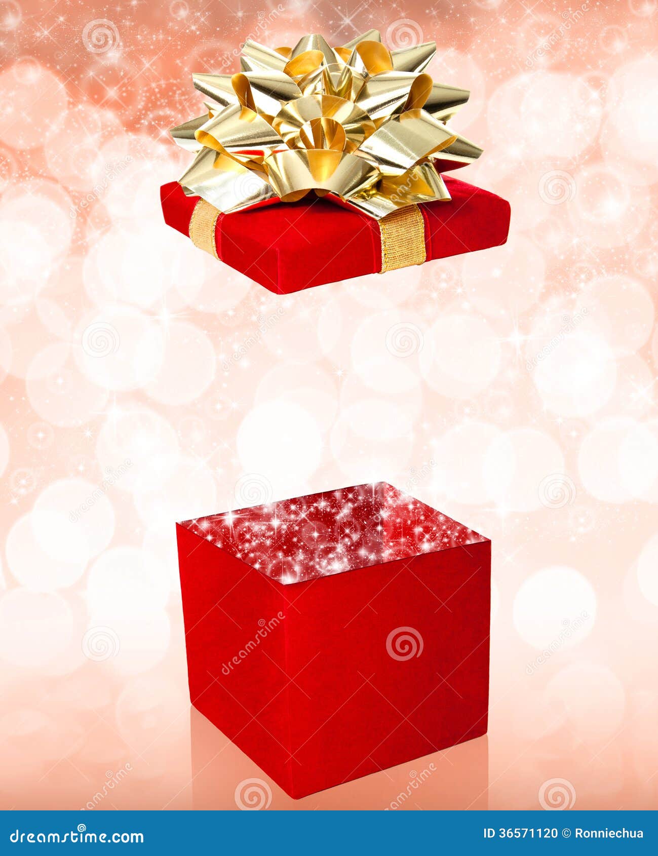Abra a caixa de presente com moedas de ouro e prata caixa surpresa