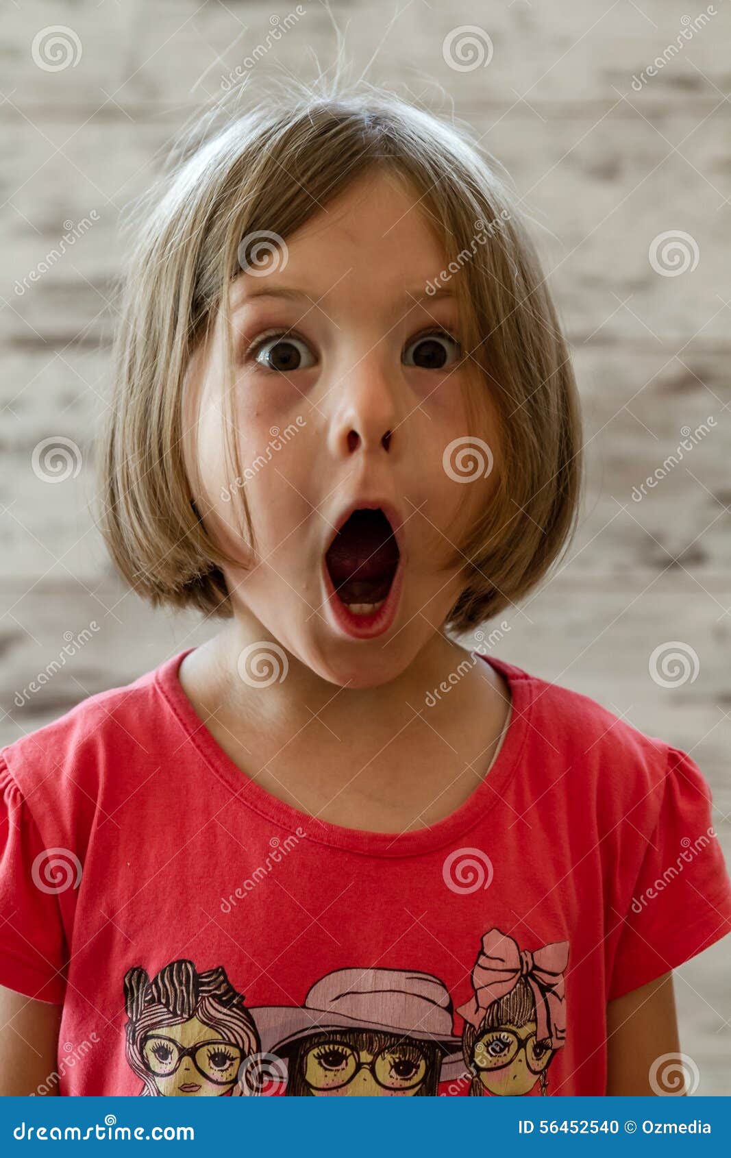 Funny Kid With Surprised Face Stock Photo | CartoonDealer.com #37980918