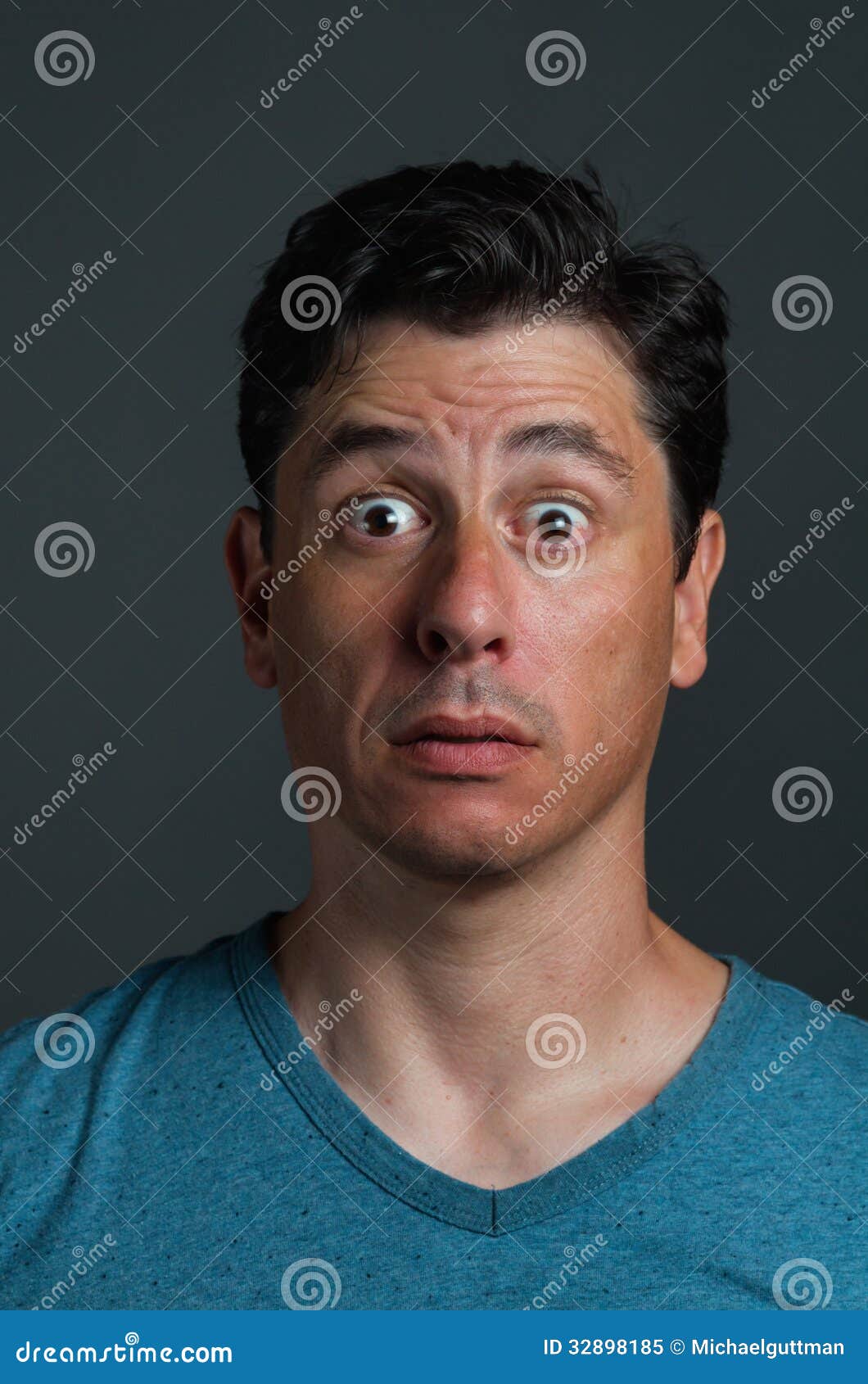 Surprised Shocked Man stock image. Image of eyes, surprised - 32898185