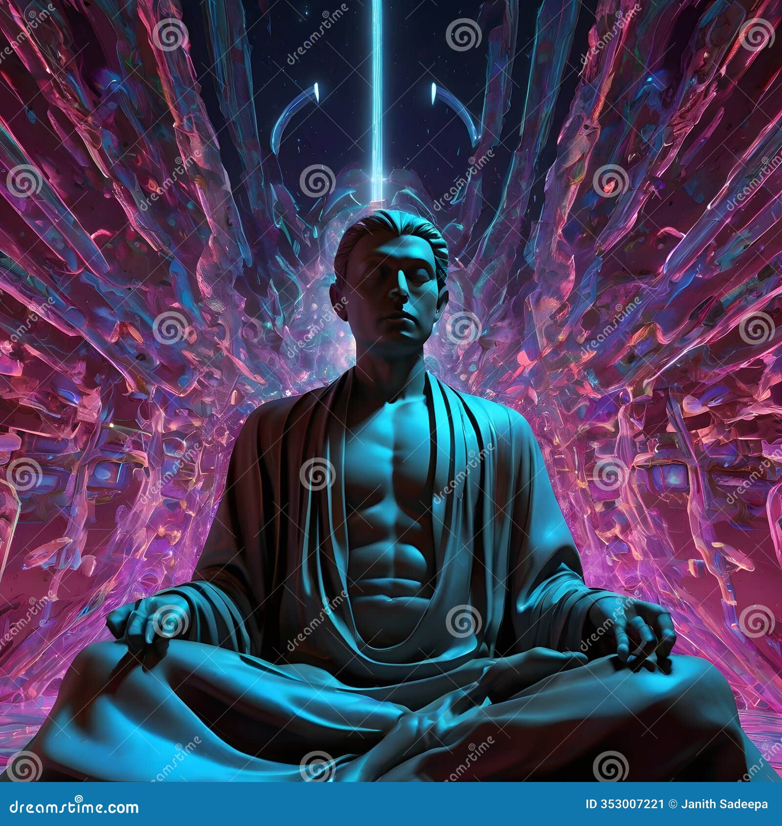 cosmic meditation: a surreal psychedelic journey