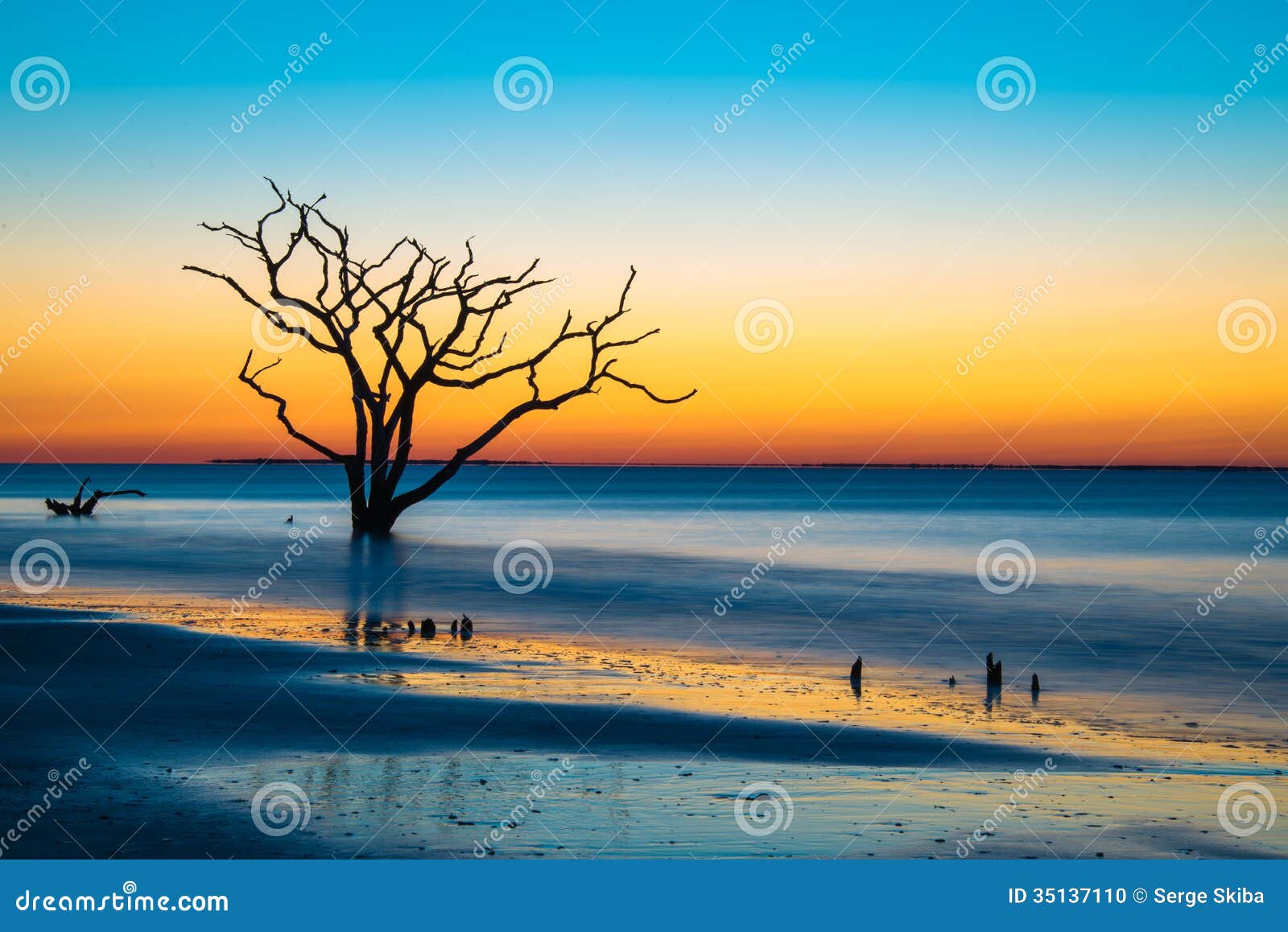 surreal sunrise at botany bay