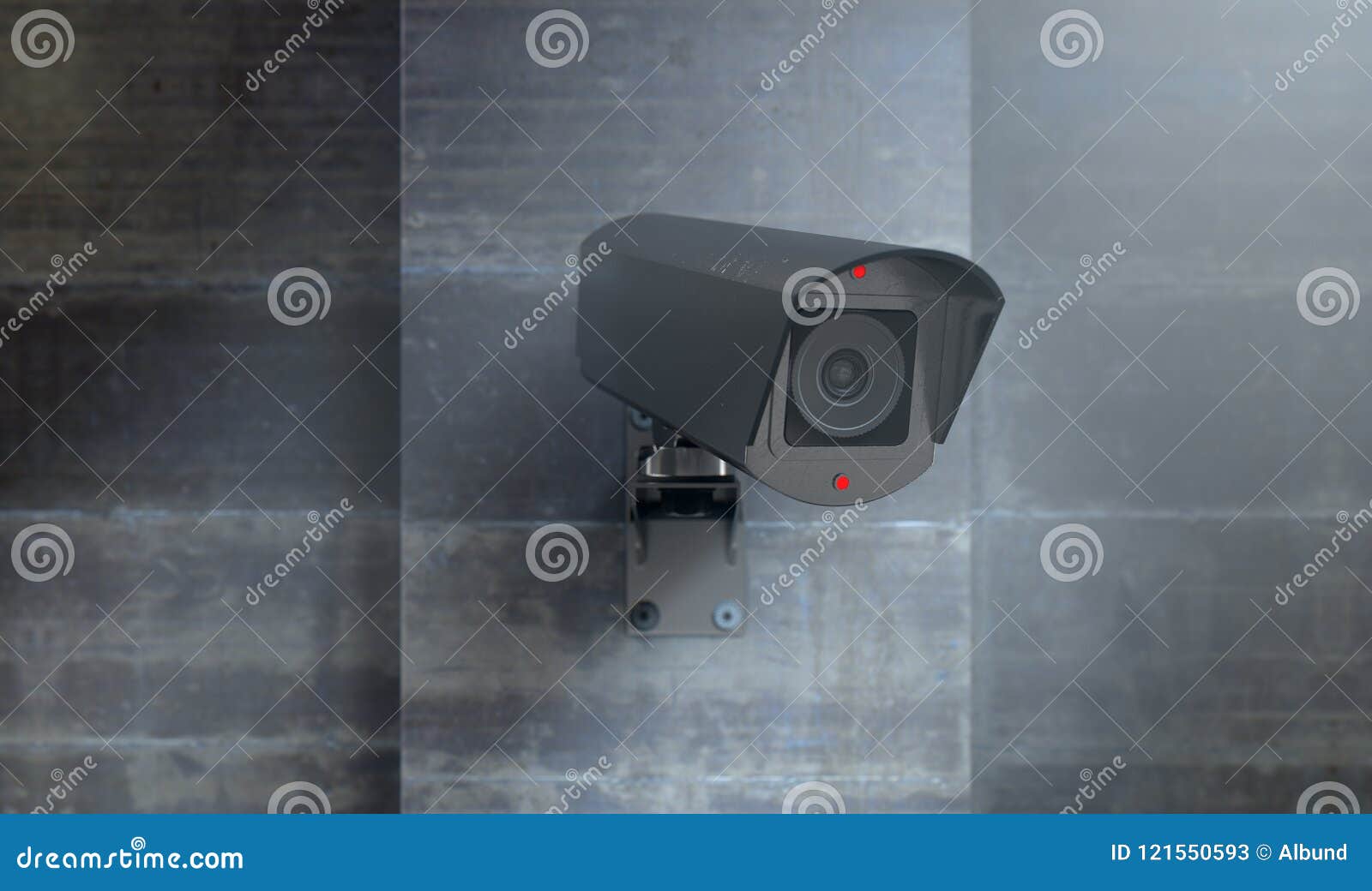 Surveillance Camera at Night Stock Illustration Illustration of cmos
