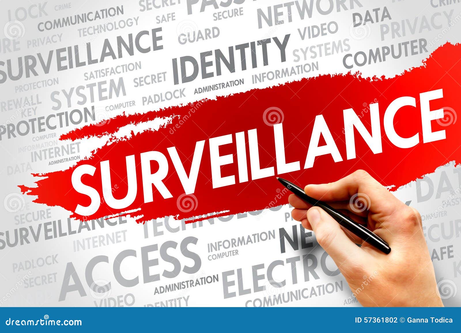Surveillance Stock Photo Image 57361802