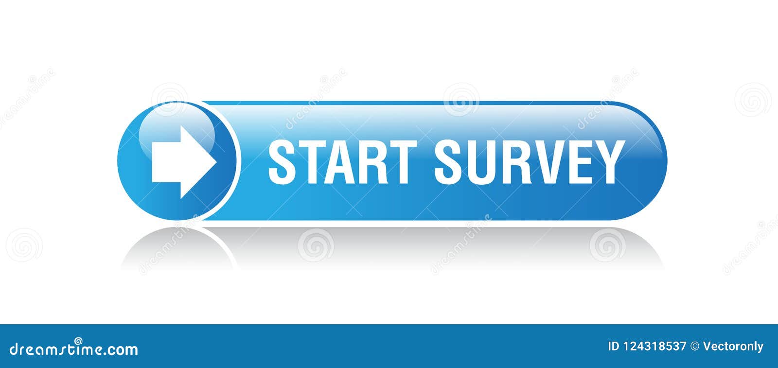 Start survey button stock vector. Illustration of icon - 140431479