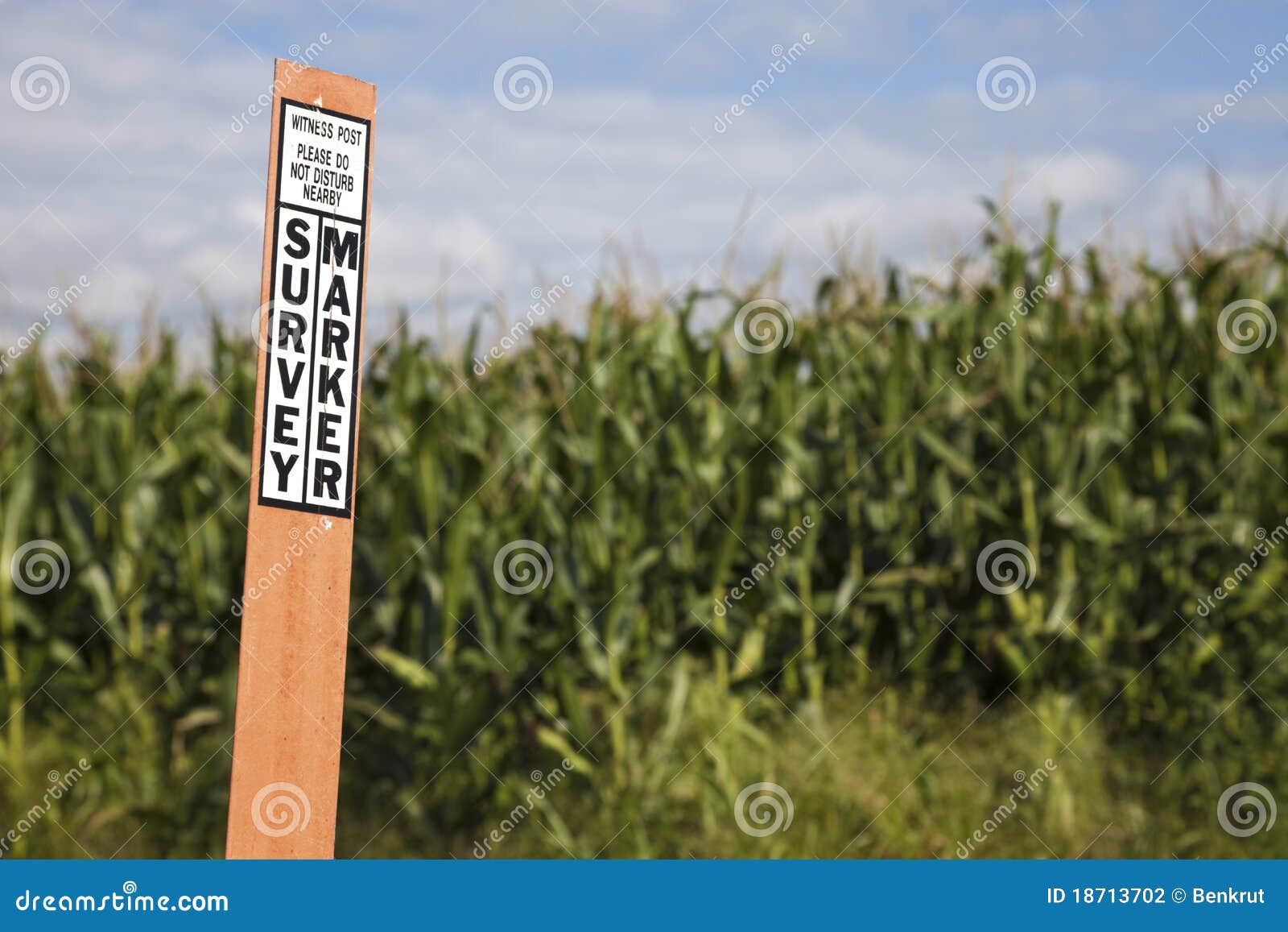 Survey Marker Stock Photography Image 18713702