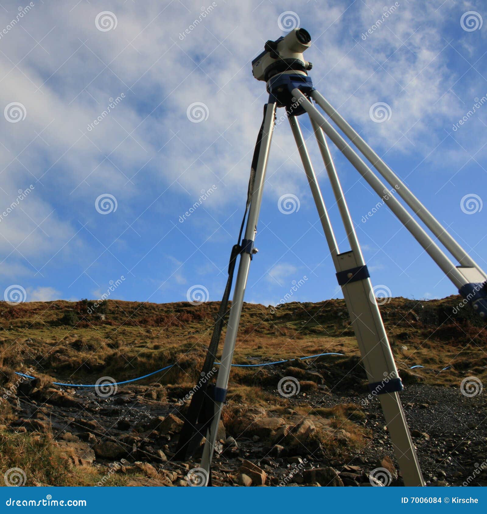 Surveying equipment stock photo. Image of precise, object 7006084