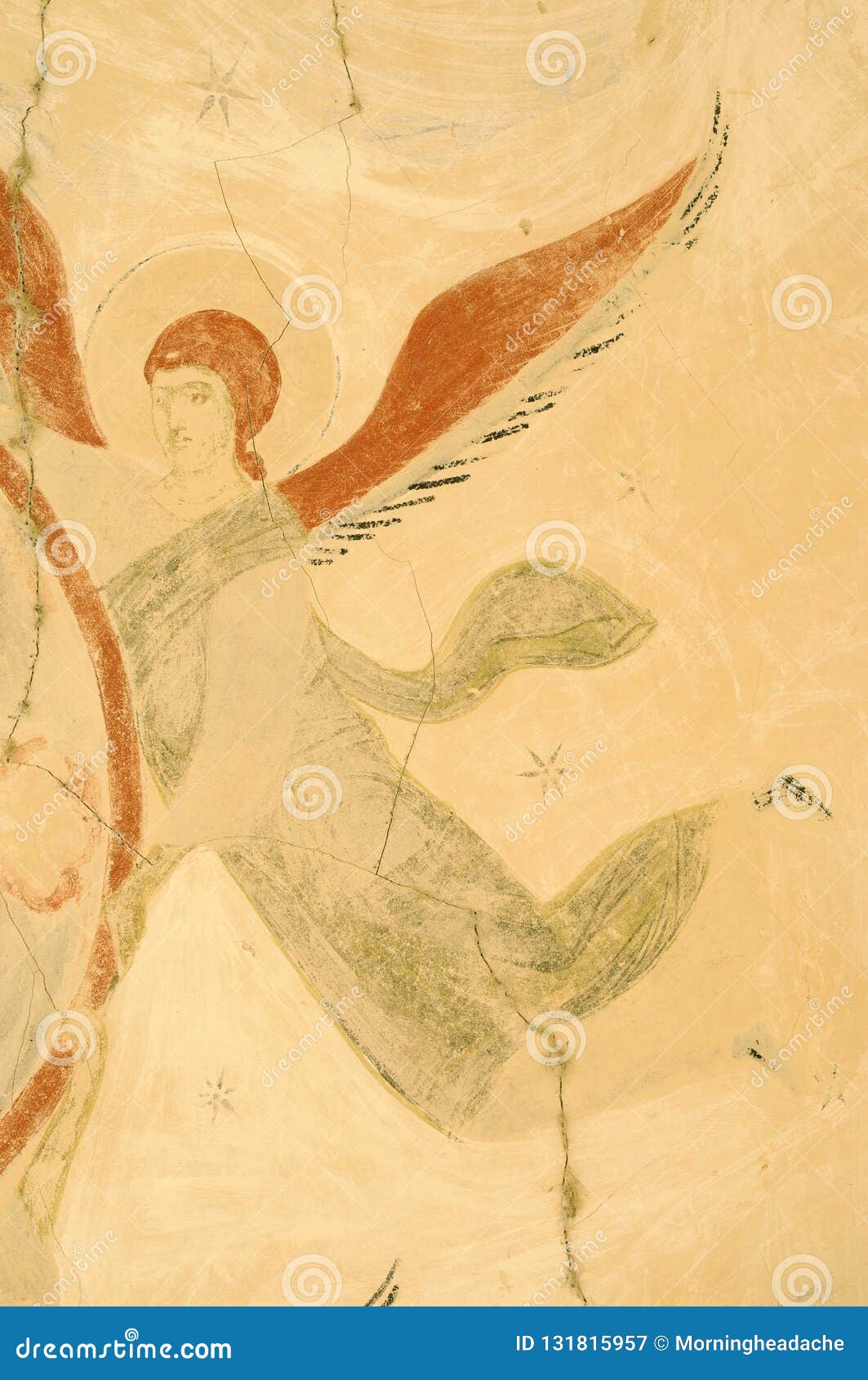 surviving frescoes of david gareja monastic complex