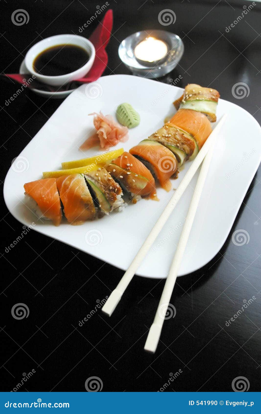 Sushi stock photo. Image of leningrad, place, chopsticks 541990