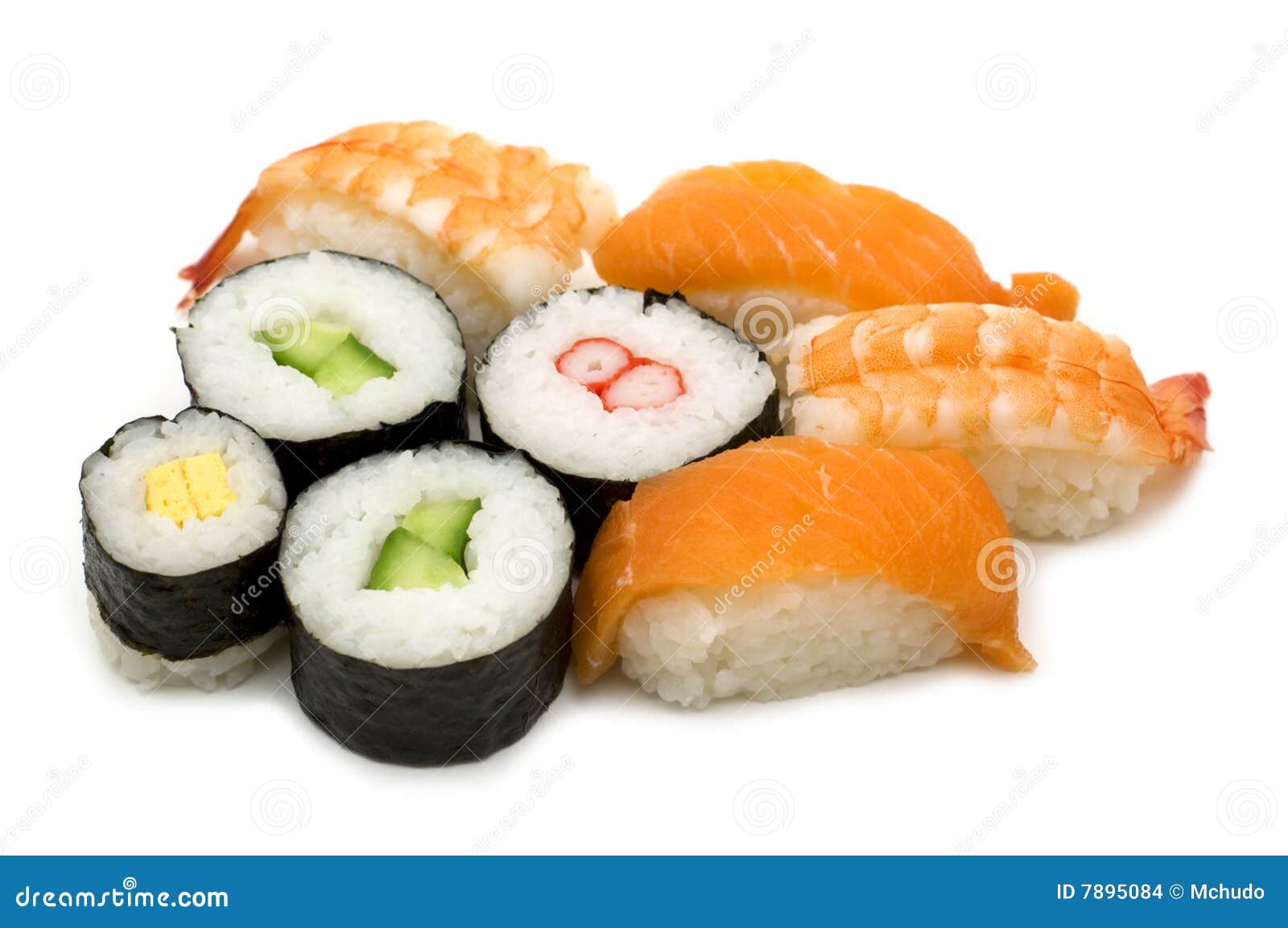 Sushi assortment stock photo. Image of pepper, gourmet 7895084