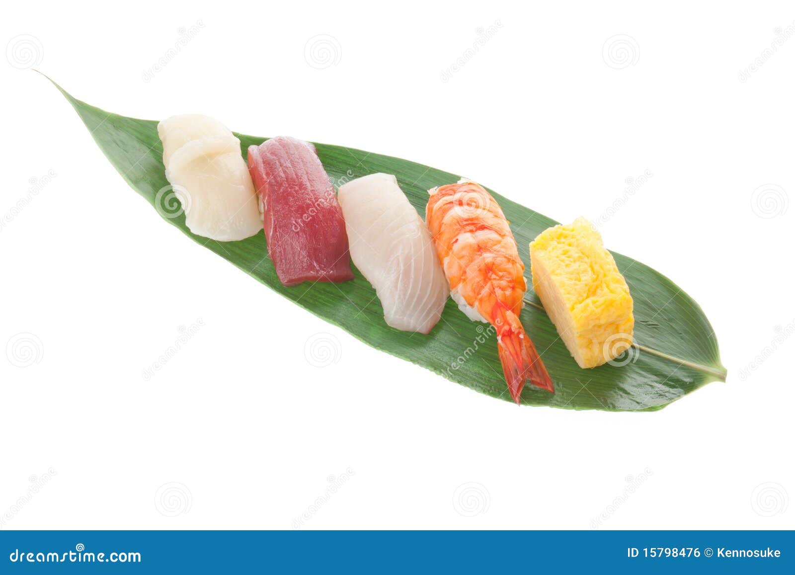 Five Sushi Bamboo Leaf Stock Photos Free & RoyaltyFree Stock Photos