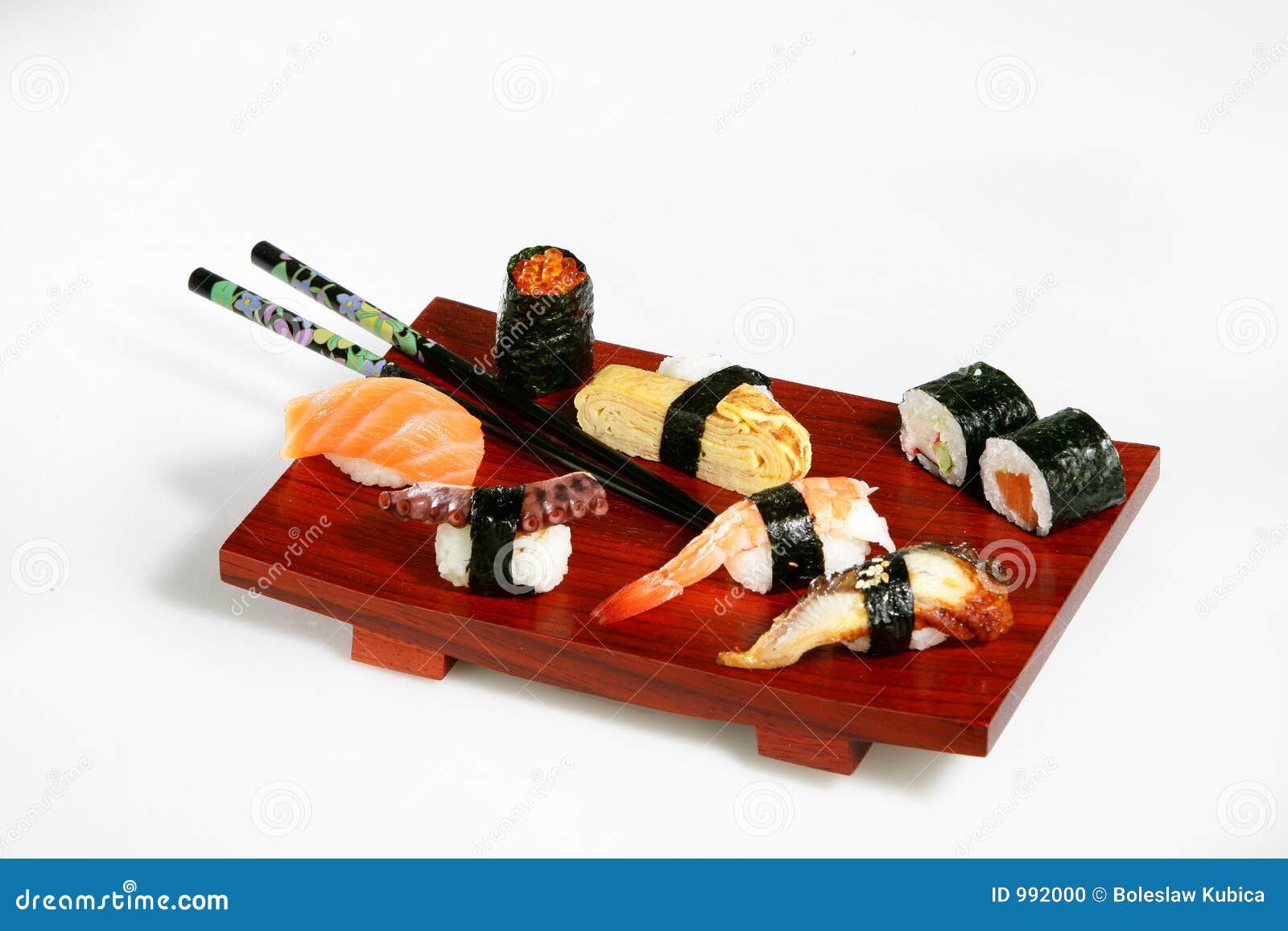 Sushi platter stock photo. Image of serving, appetizer 992000