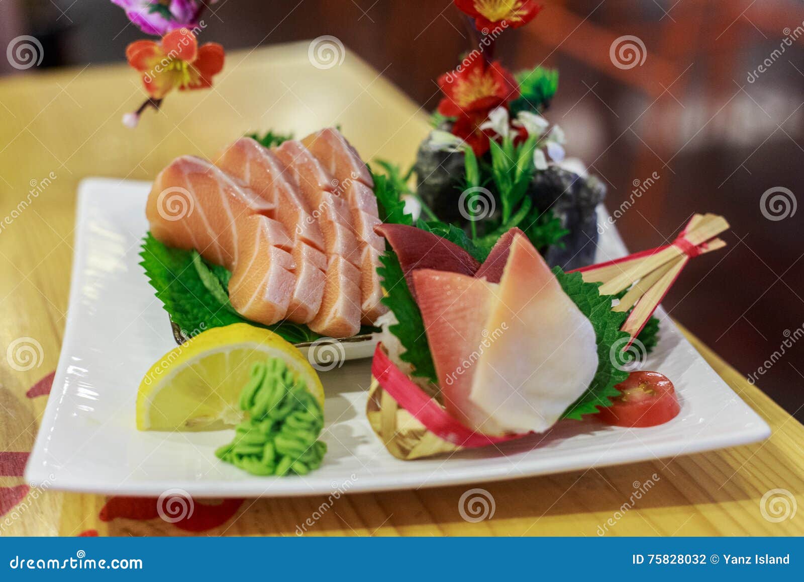 Sushi Platter stock photo. Image of wasabi, setting, color 75828032