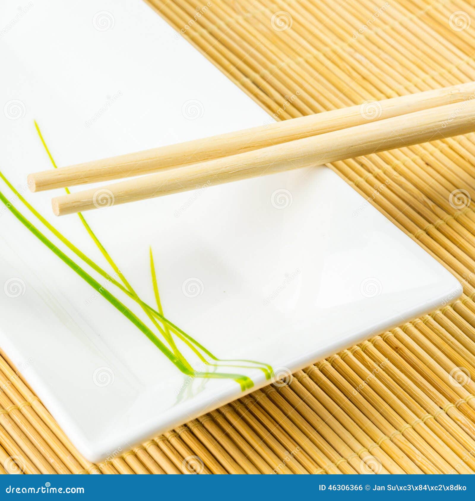 Sushi Set on a Bamboo Placemat Stock Photo Image of lifestyle, sushi