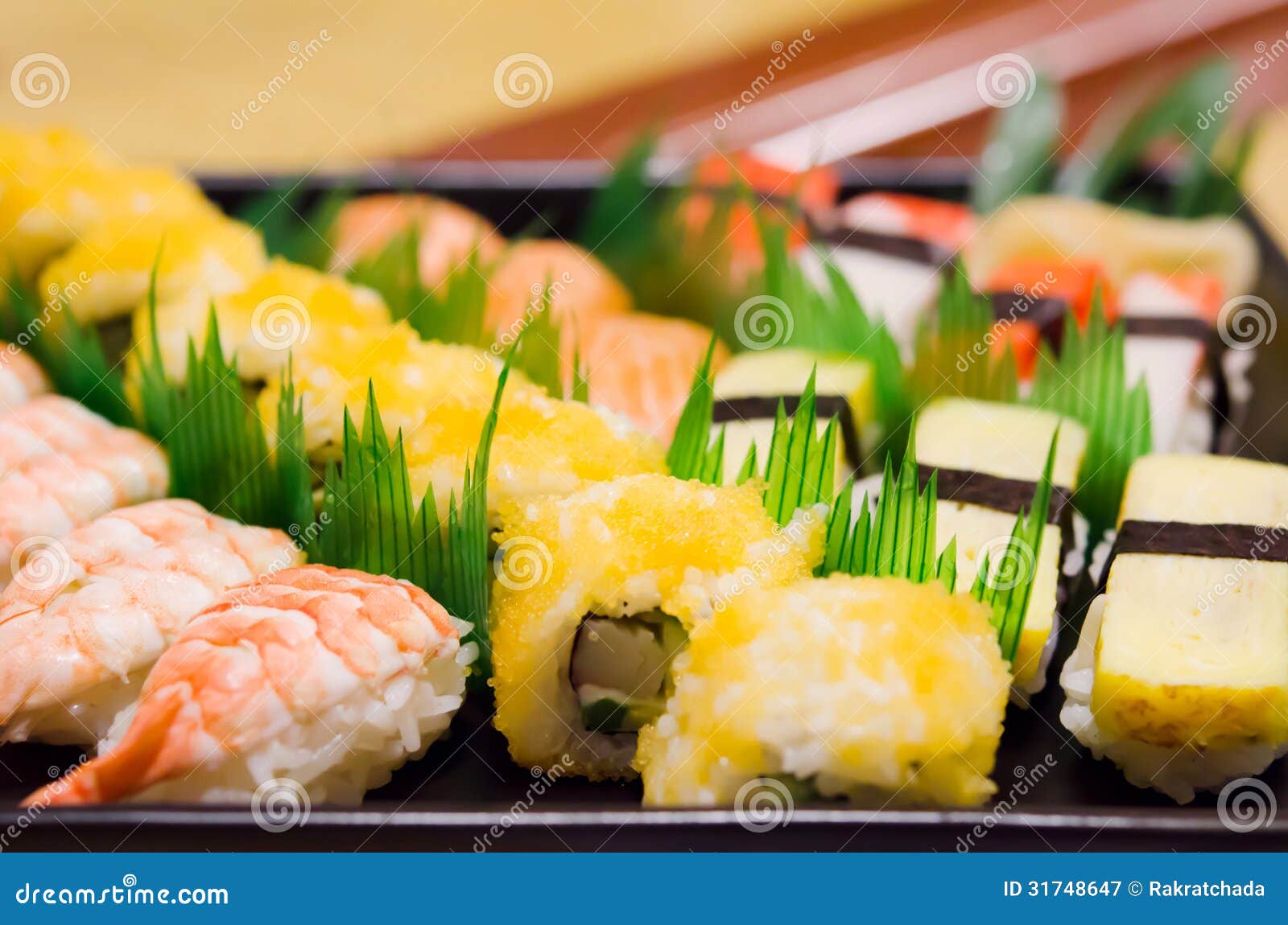Sushi and sushi rolls stock image. Image of sushi, asian 31748647