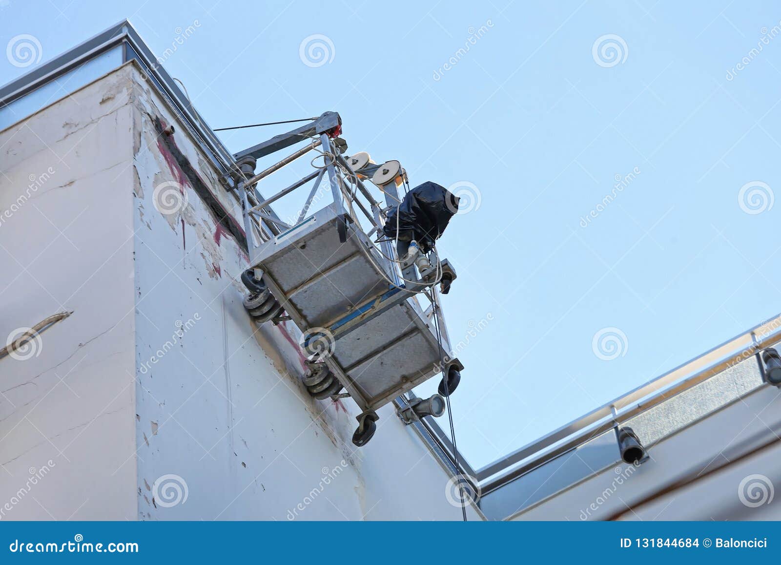 Suspended Work Platform Stock Photo Image Of High Maintenance