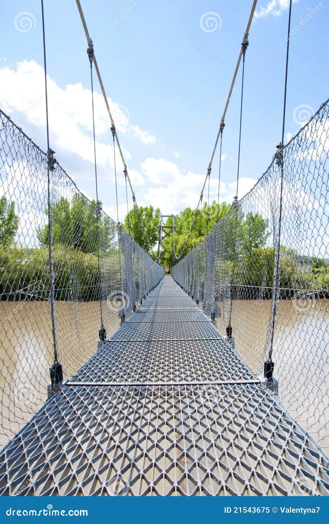 Suspension bridge stock image. Image of danger, canada 21543675