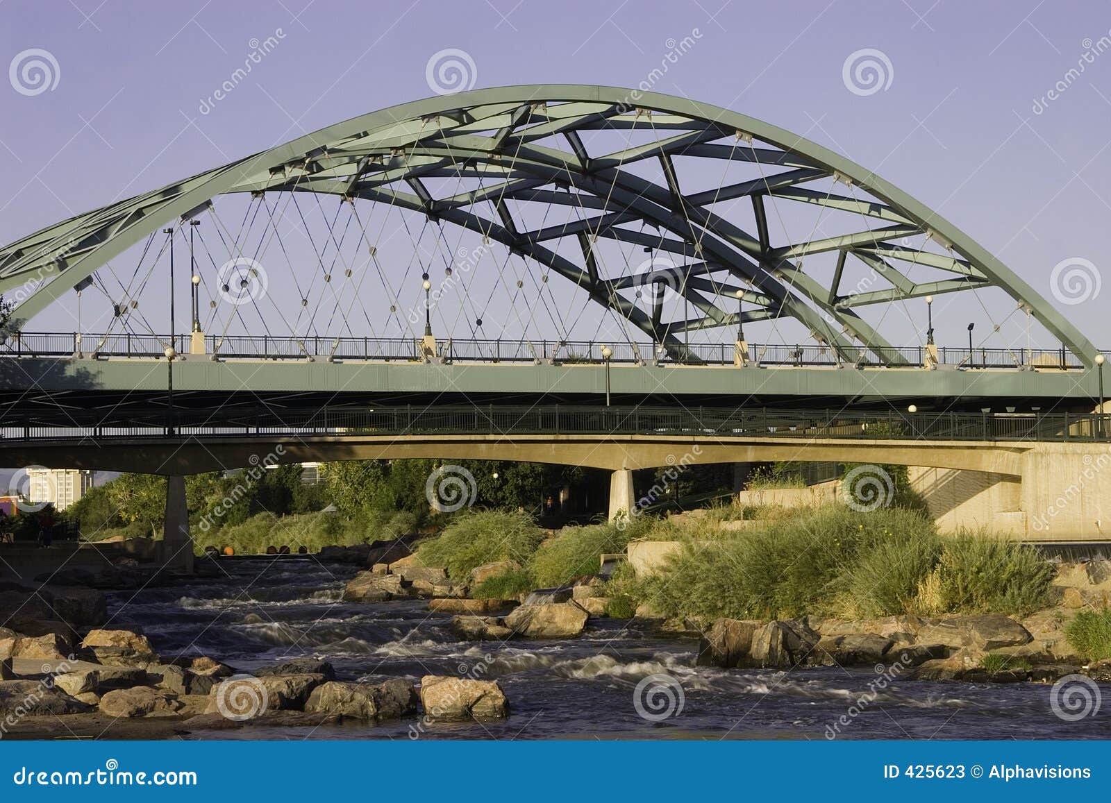 Suspension Bridge stock image. Image of major, artery, connect 425623