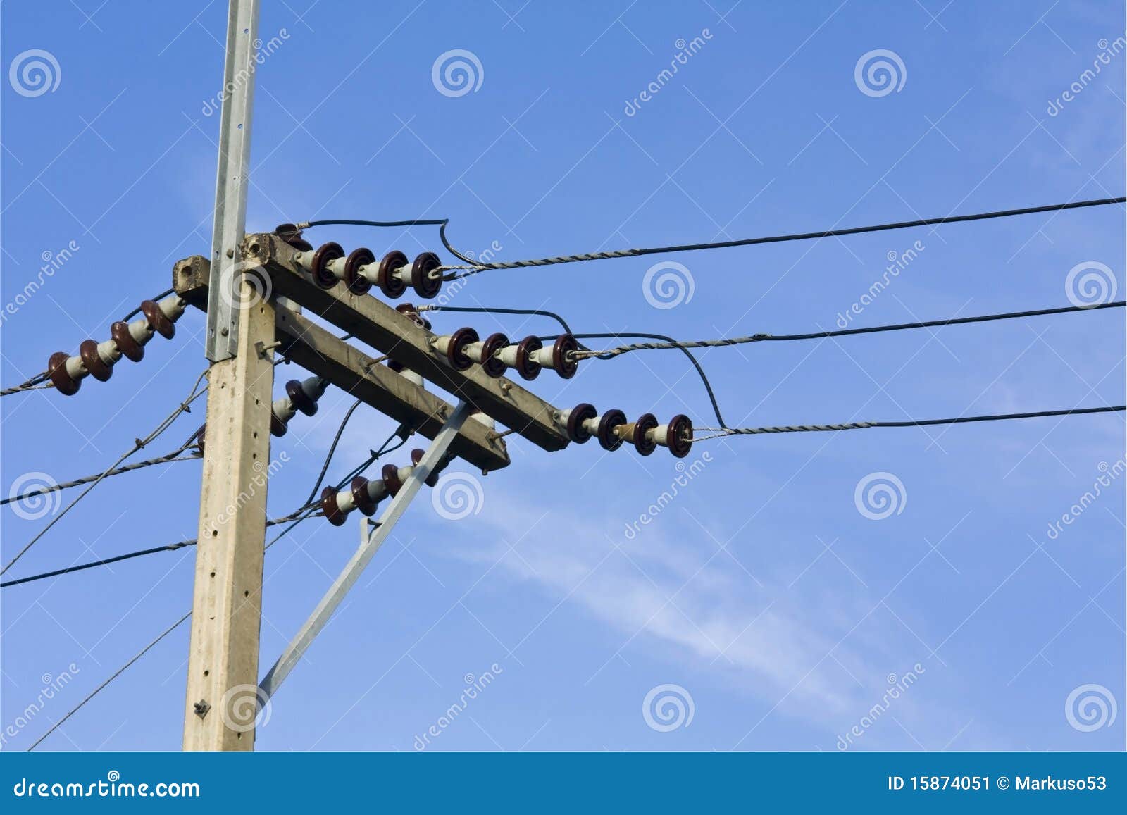 SUSPENSION INSULATOR Stock Image Image 15874051