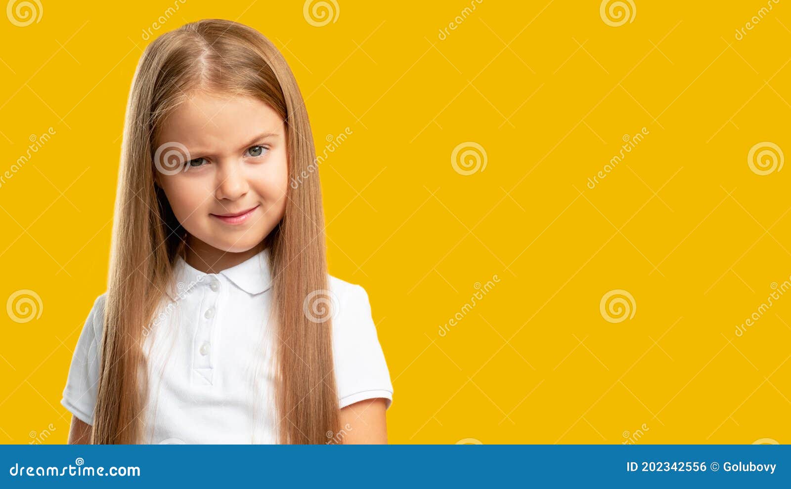 A Naughty And Carnivorous Childhood Friend Suspicious Kid Naughty Childhood Curious Girl Stock Photo - Image of