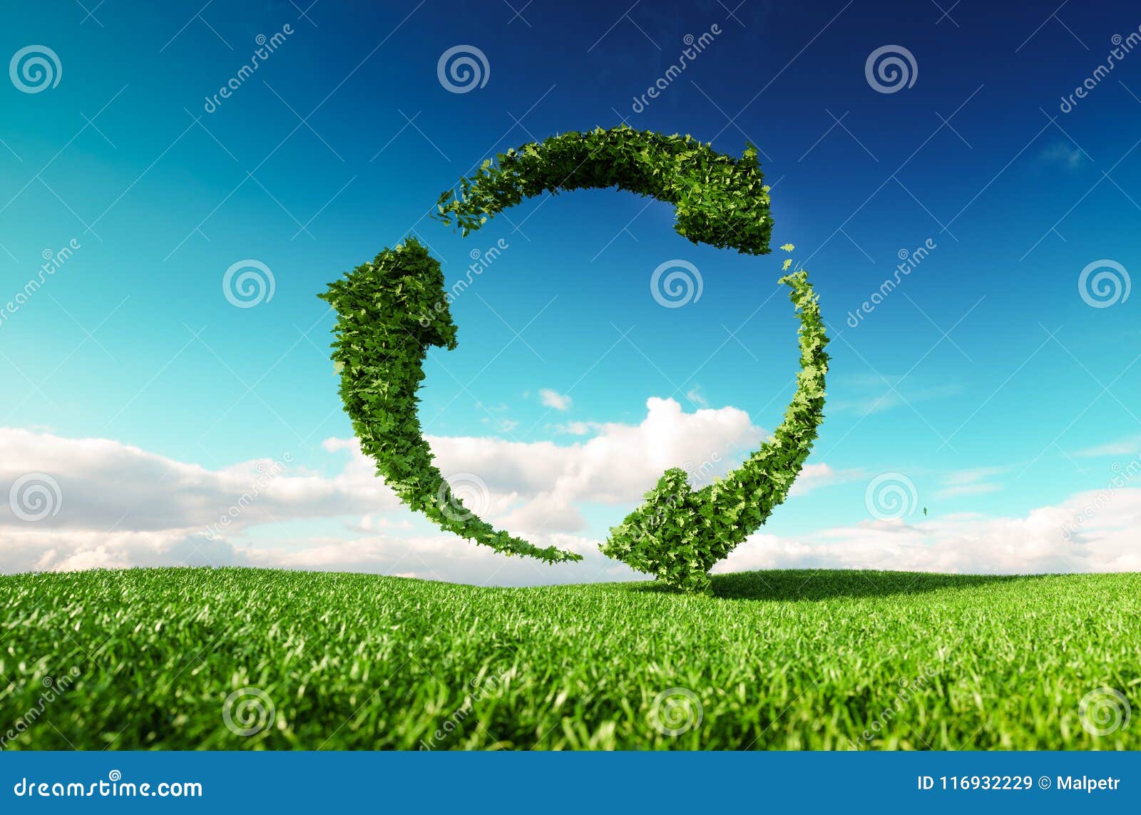 sustainable development, eco friendly lifestyle concept. 3d rend