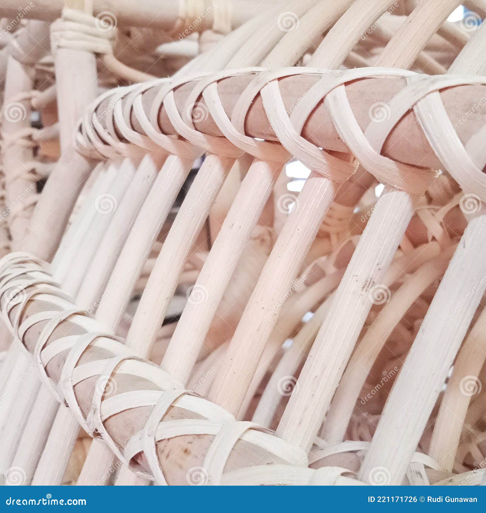 Sustainable Rattan Material for Your Living Space Stock Photo Image