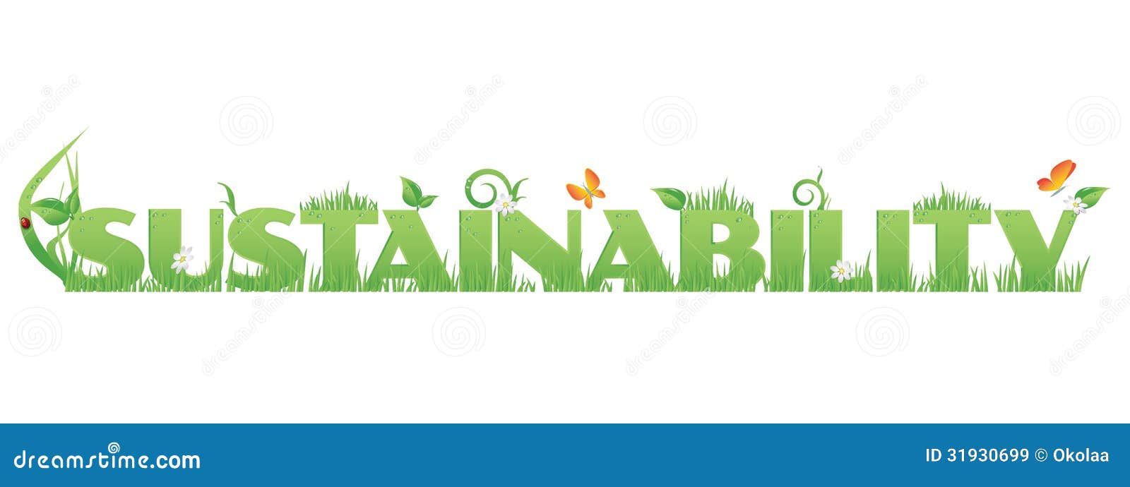 Sustentabilidade verde ilustração do vetor. Ilustração de ecologia