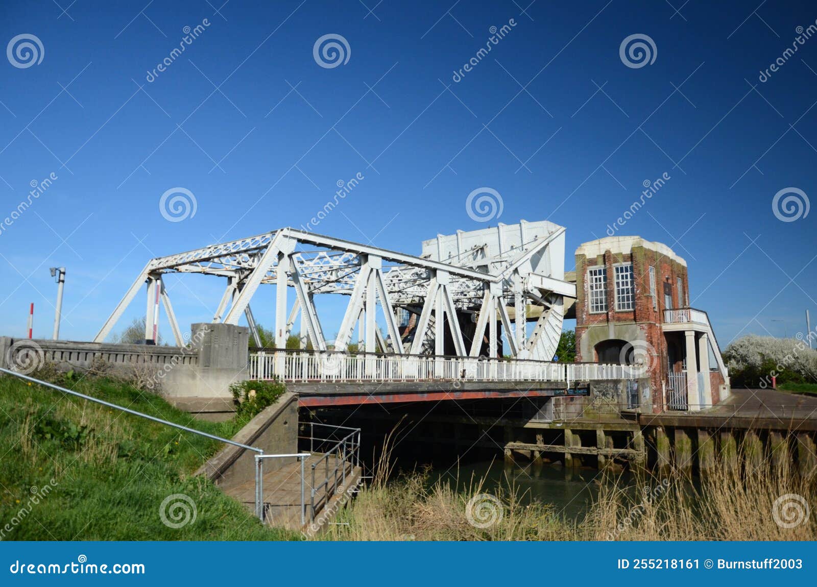 Sutton Road Bridge Scherzer Rolling Bascule Bridge in Hull, England
