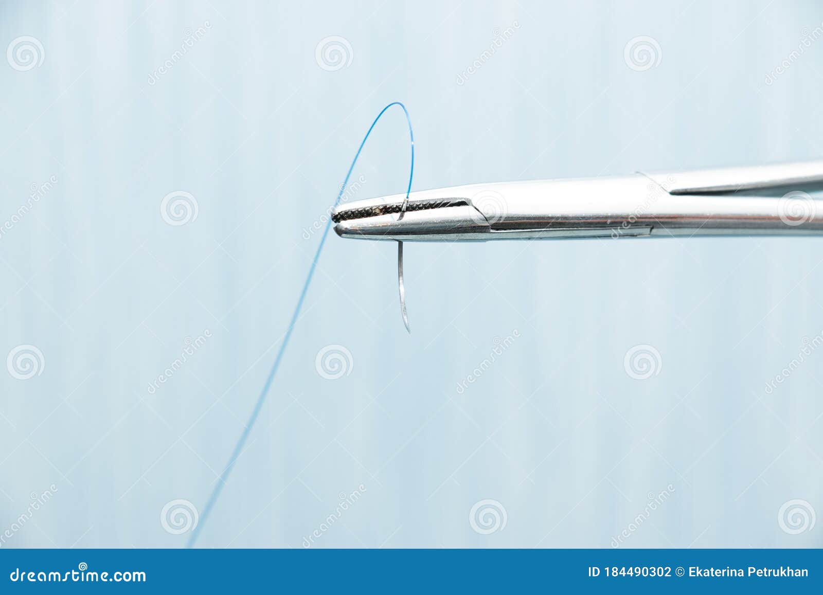 Suture Thread. Nylon Surgical Thread Stock Photo Image of care