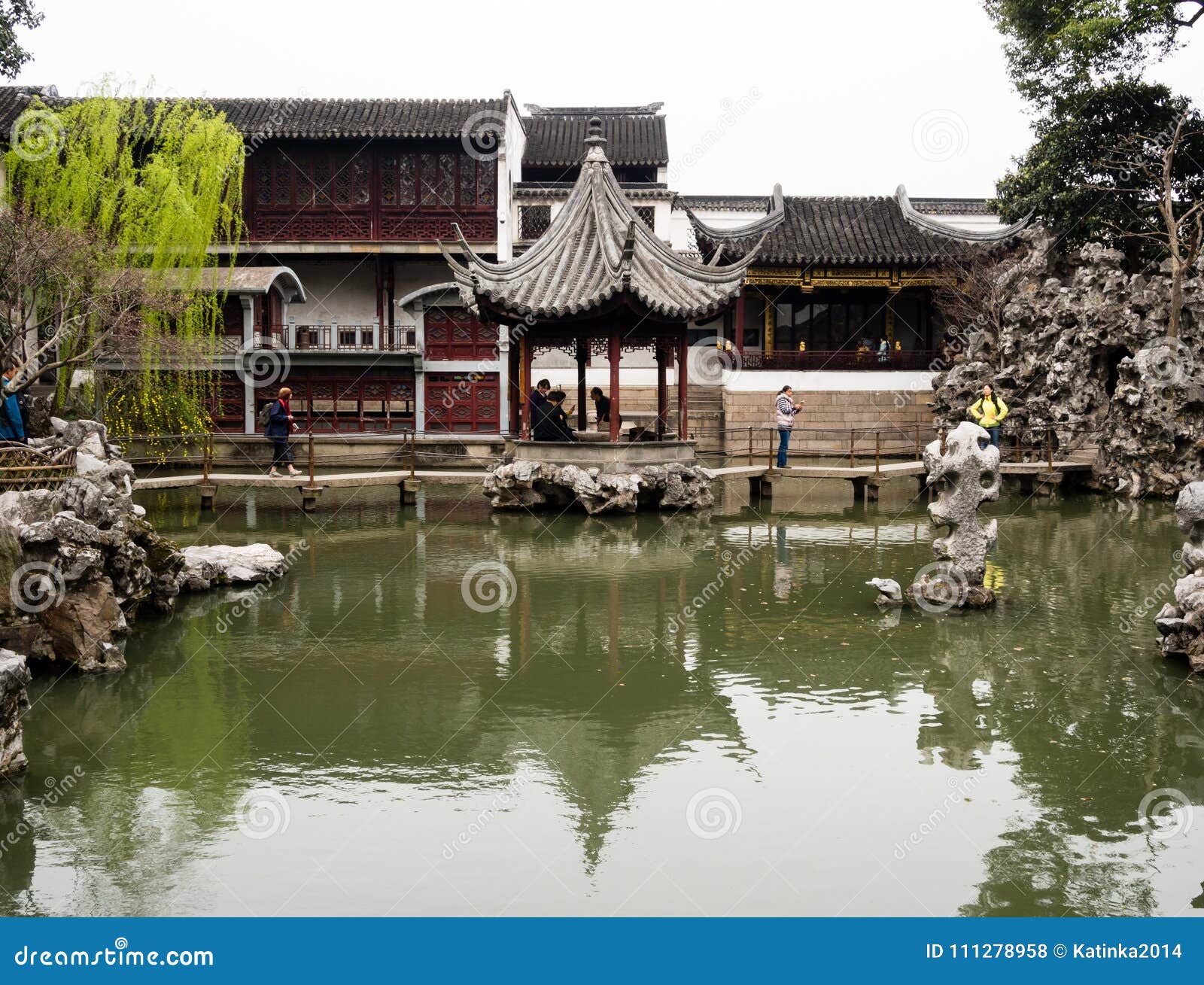 Lion Grove Garden A Classical Chinese Garden And Part Of Unesco