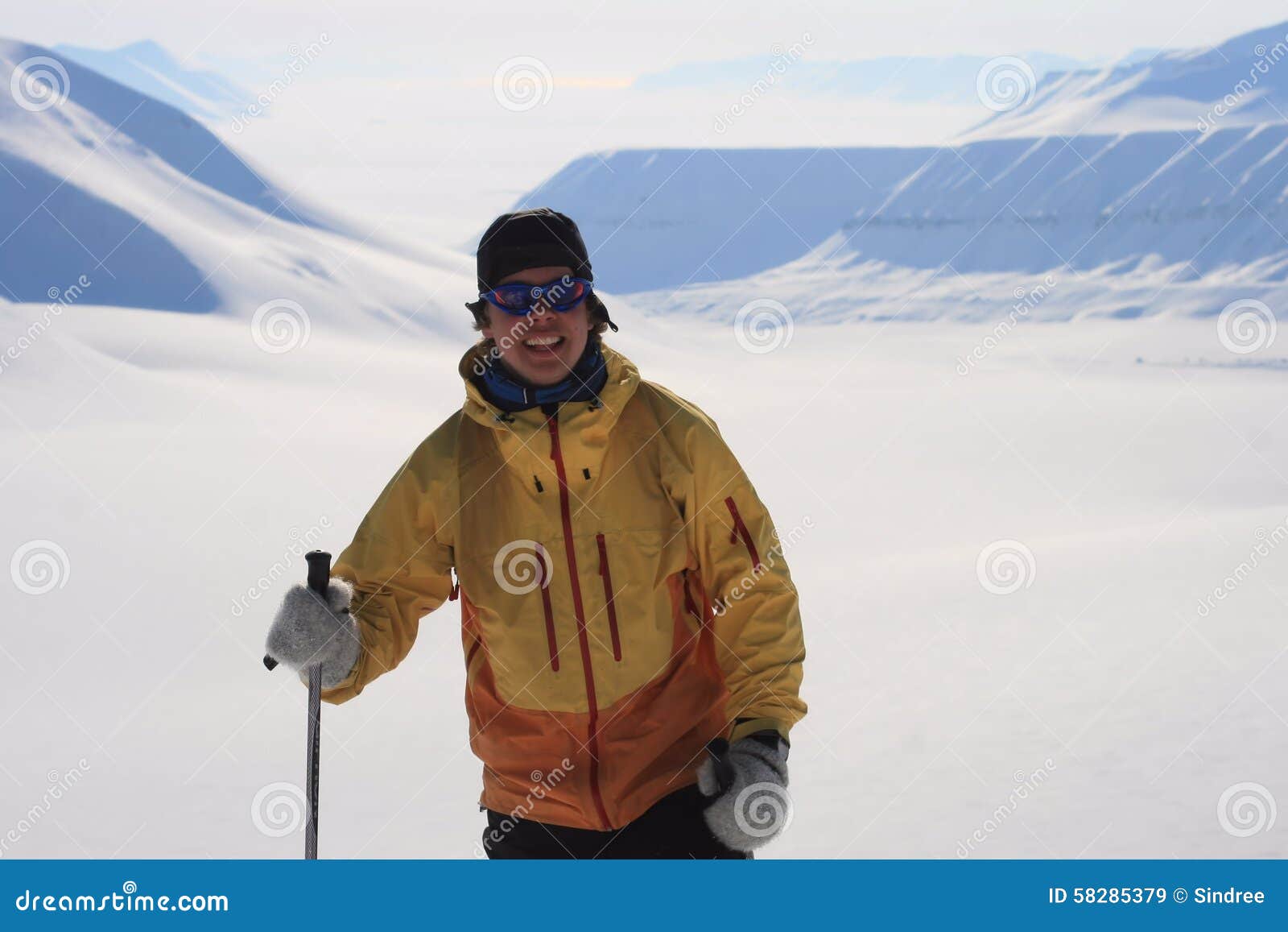Skifahrenexpedition in Svalbard Norwegen