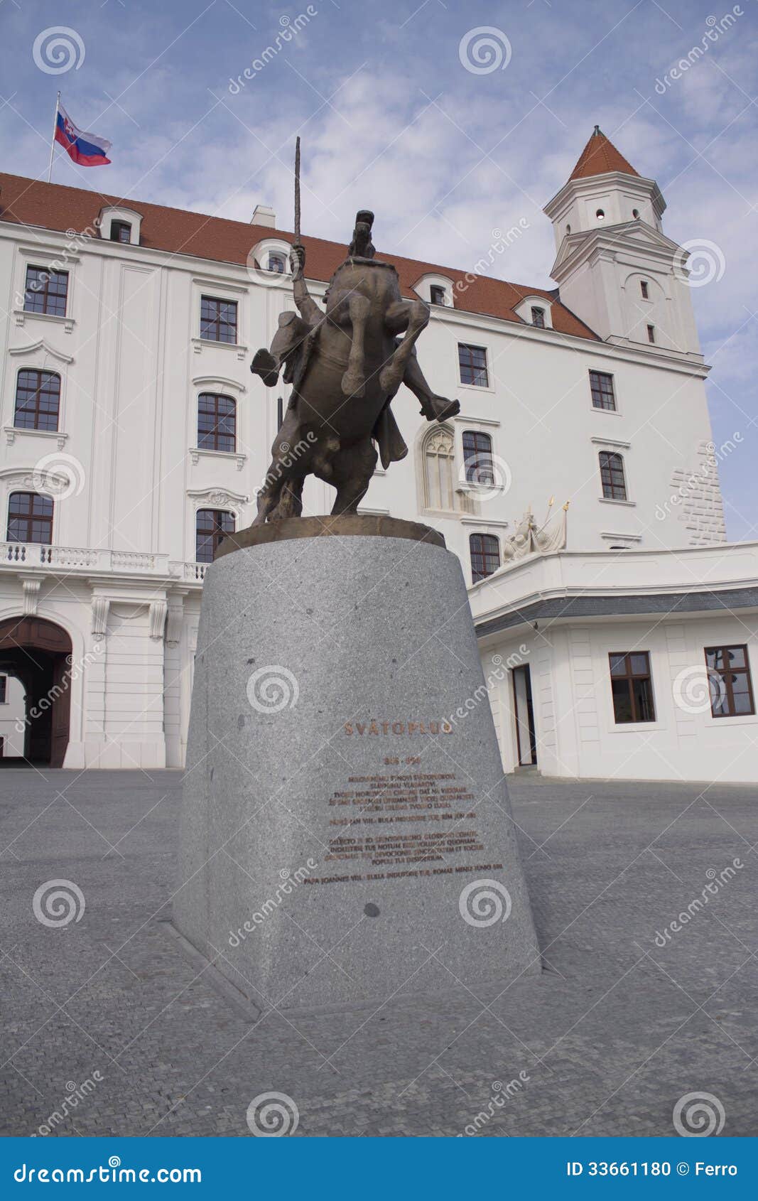 Svatopluk Statue In Bratislava Stock Photo Image of blue, museum