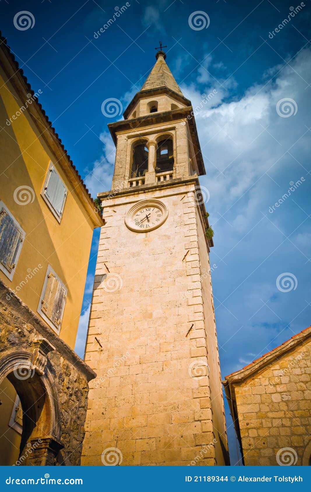 sveti ivan church in budva old town