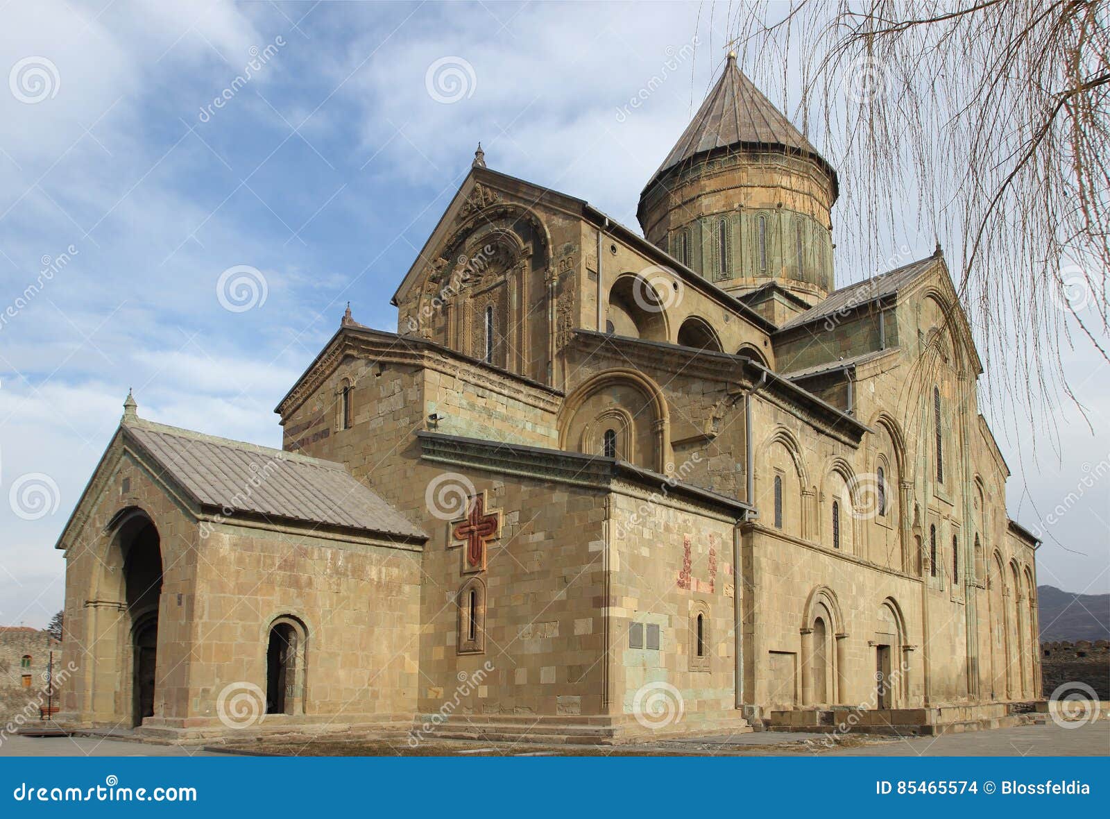 the svetitskhoveli cathedral in mtskheta, georgia