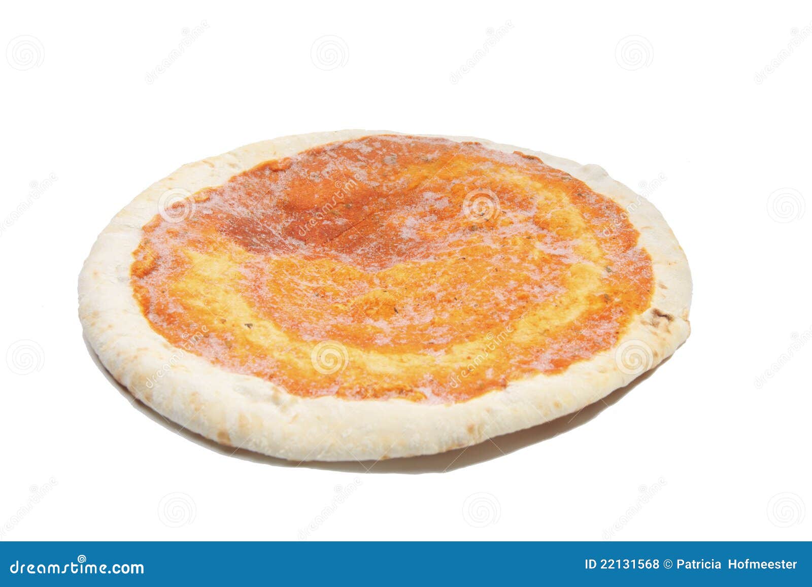 Svuoti la pizza congelata fotografia stock. Immagine di vuoto 22131568