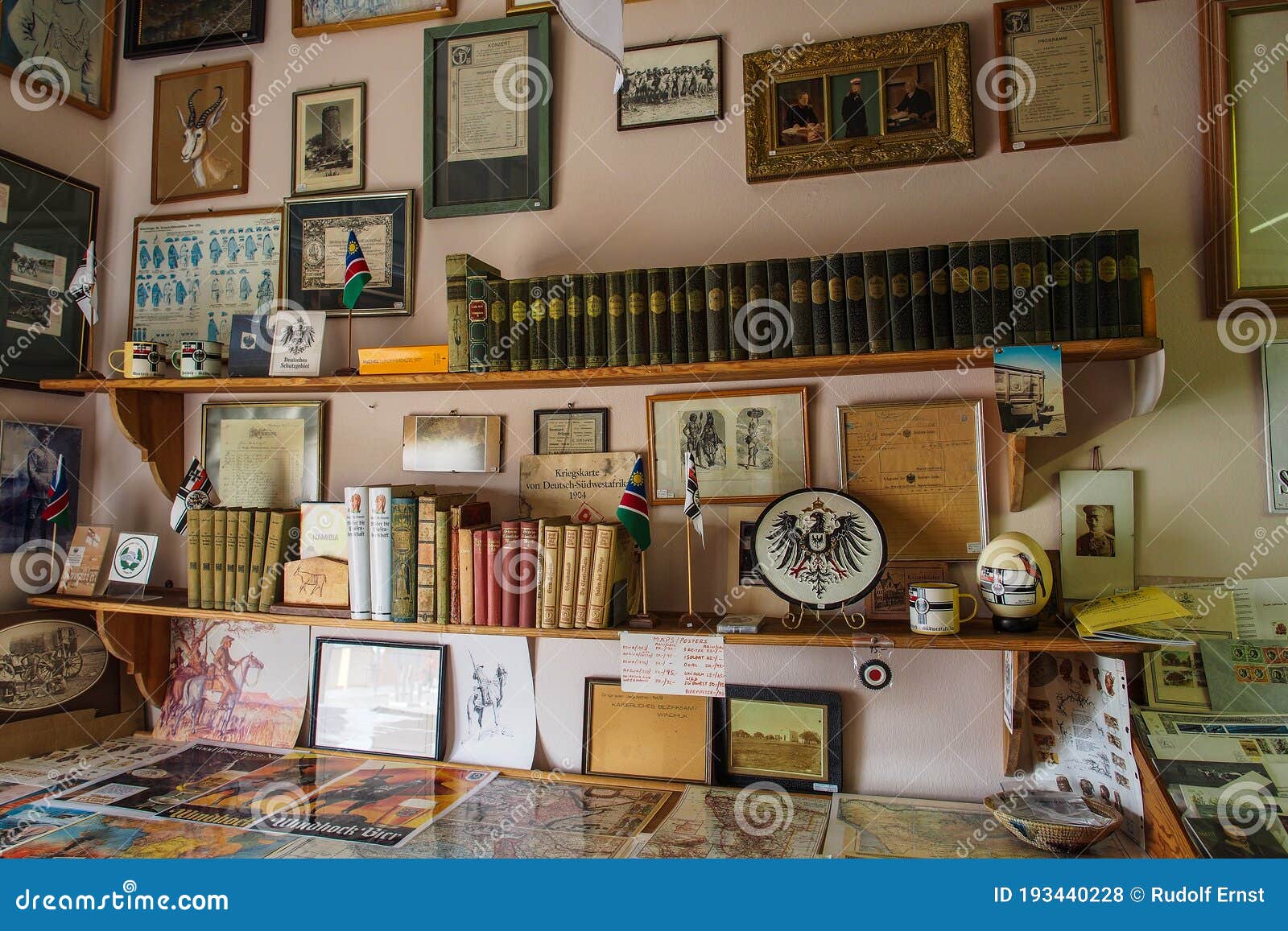 Swakopmund, Namibia - Jul 11, 2019: Funny Items on Sale in Local Antique  Shop in Swakopmund Editorial Stock Photo - Image of checkout, currency:  193440228