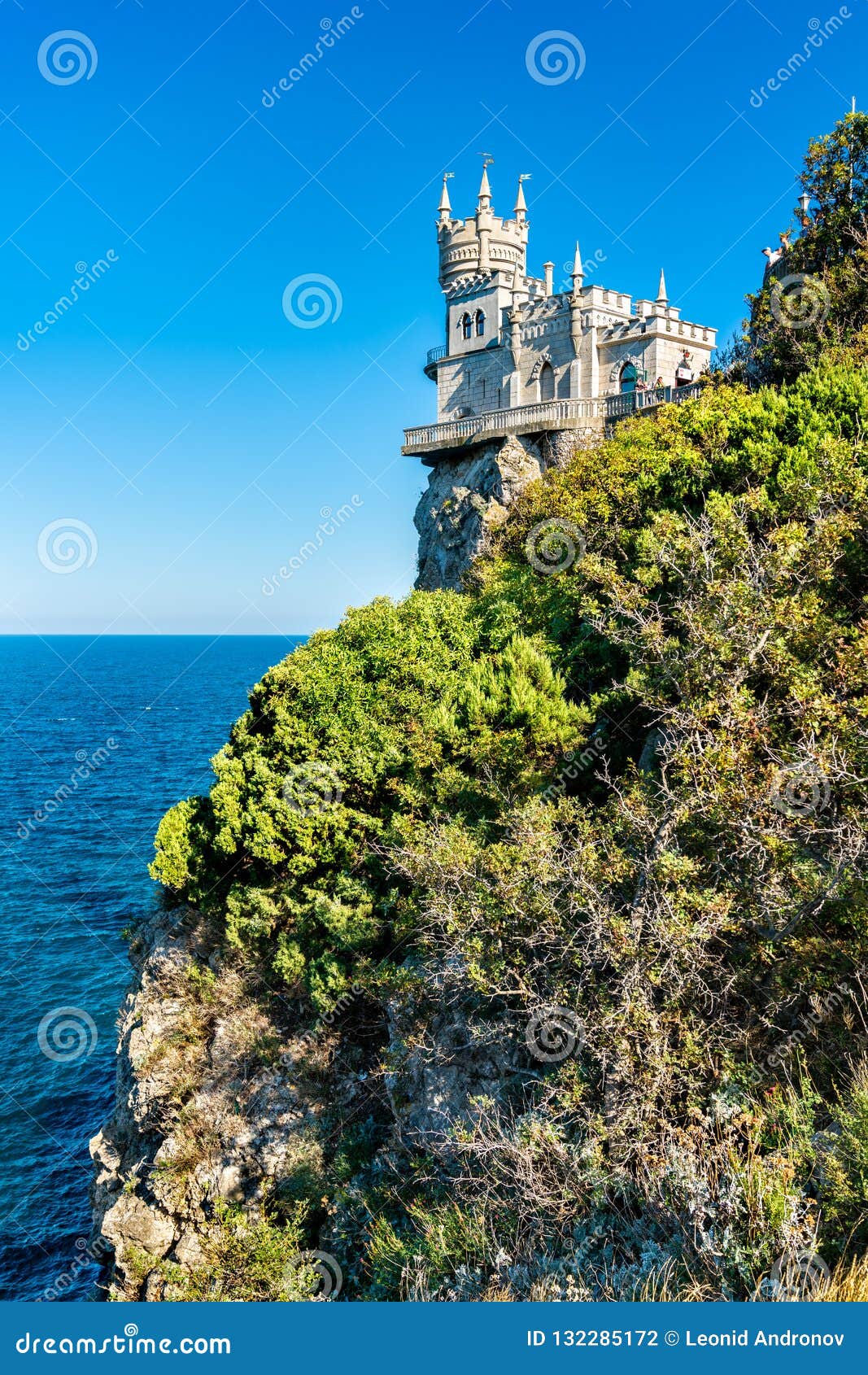 the swallows nest castle near yalta in crimea