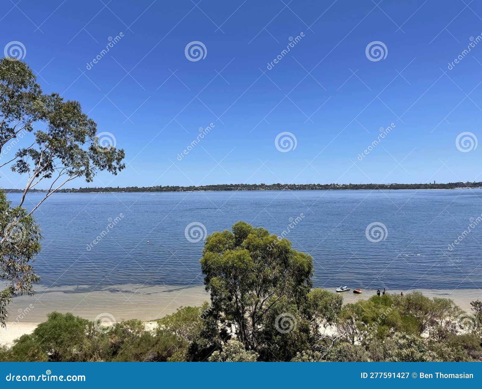 The Swan River in Perth stock image. Image of landscape 277591427