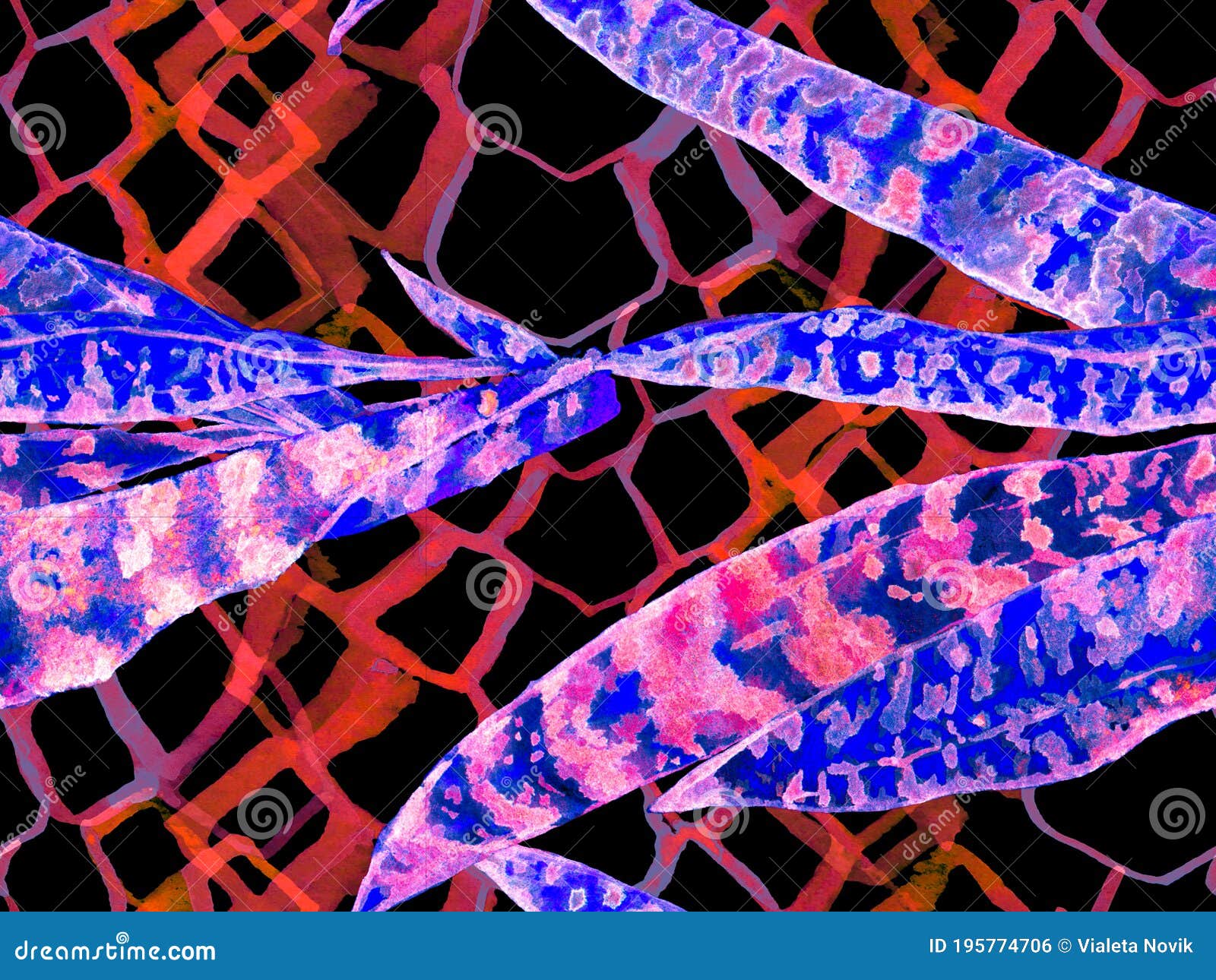 Watercolor Ethnic Design. stock photo. Image of arabian 195774706